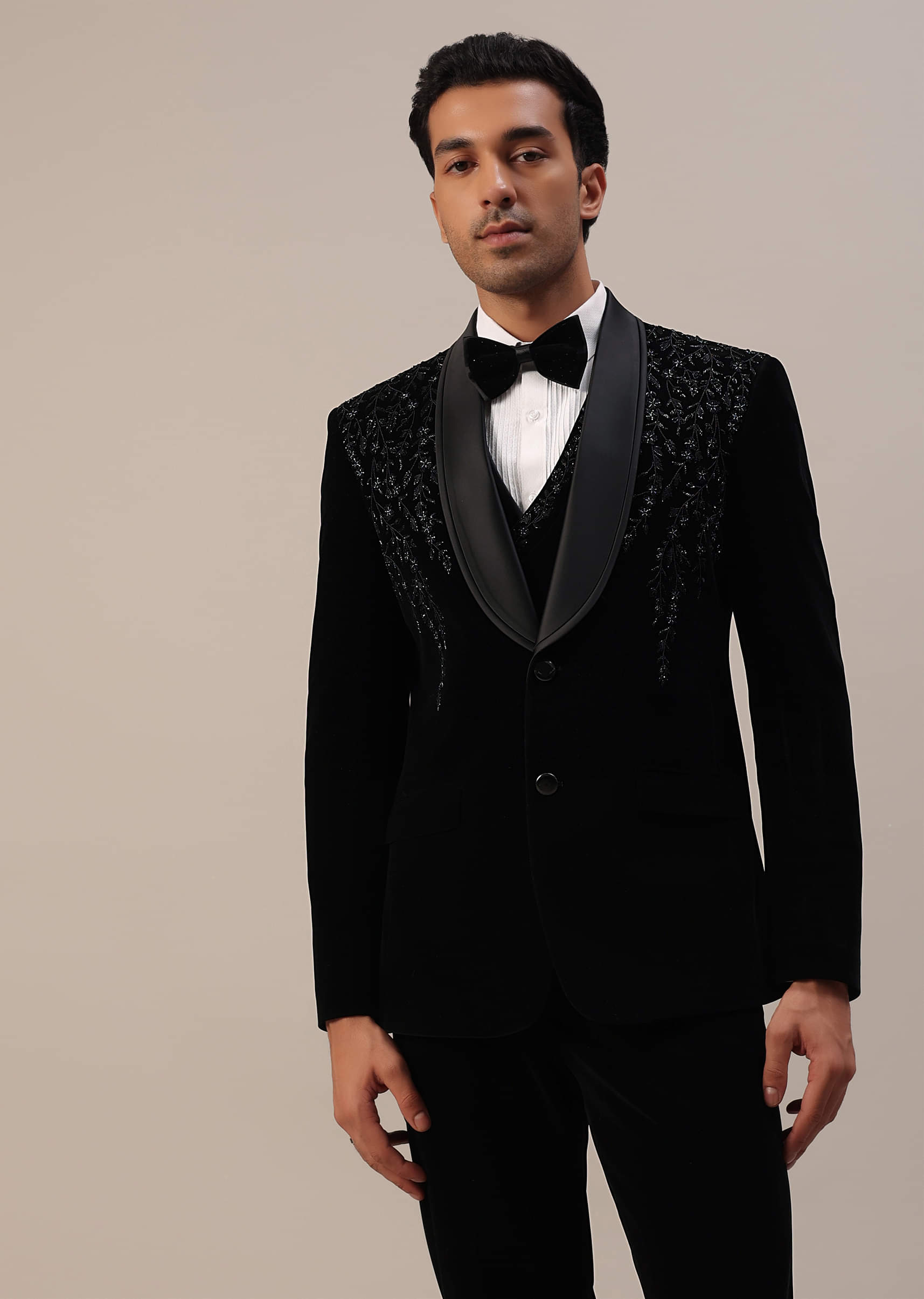 black_micro_velvet_tuxedo_set_
