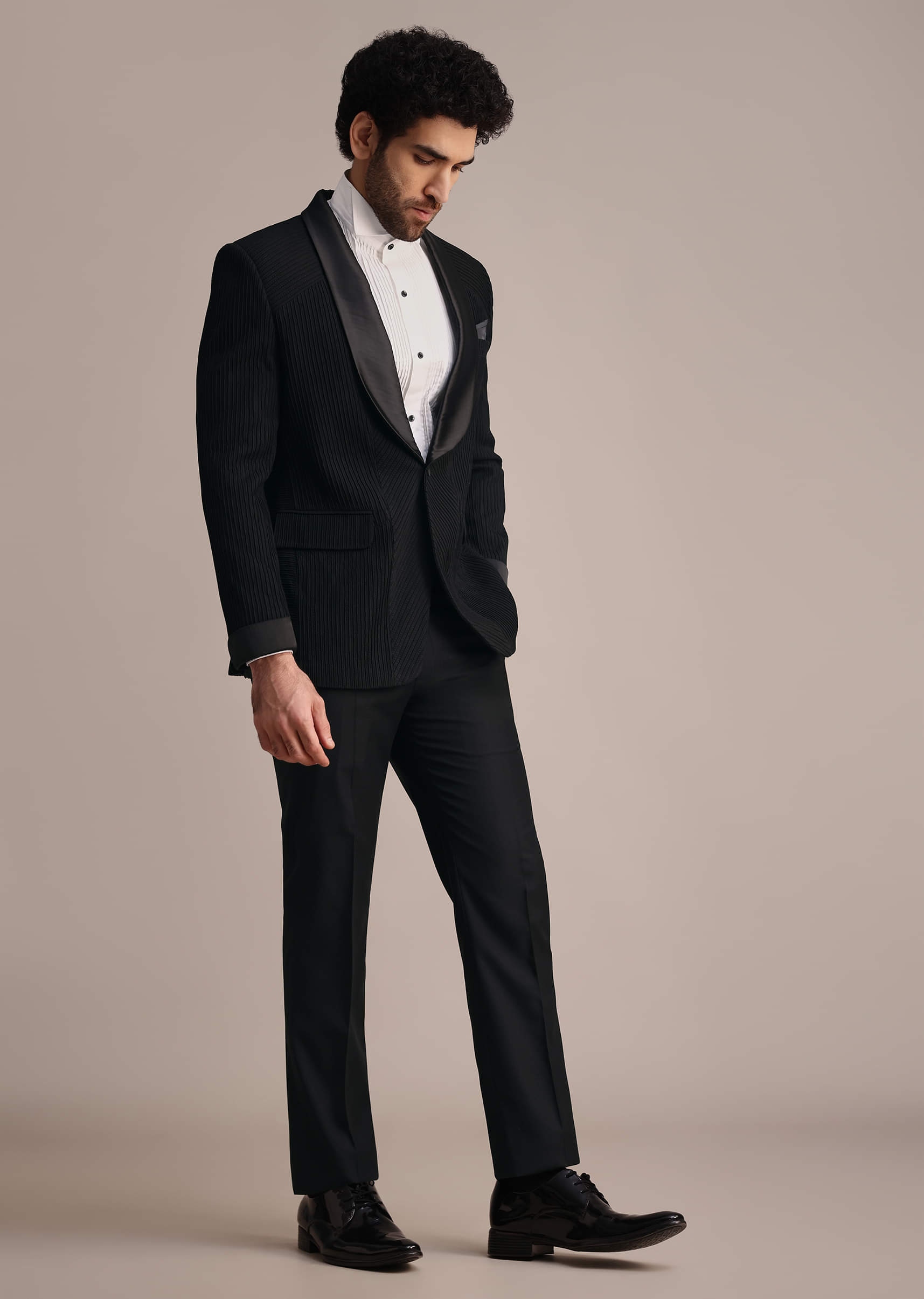 【COLOR iN ID】Lecell Pintuck Slacks 202203-4150236-19-look-fv-1.