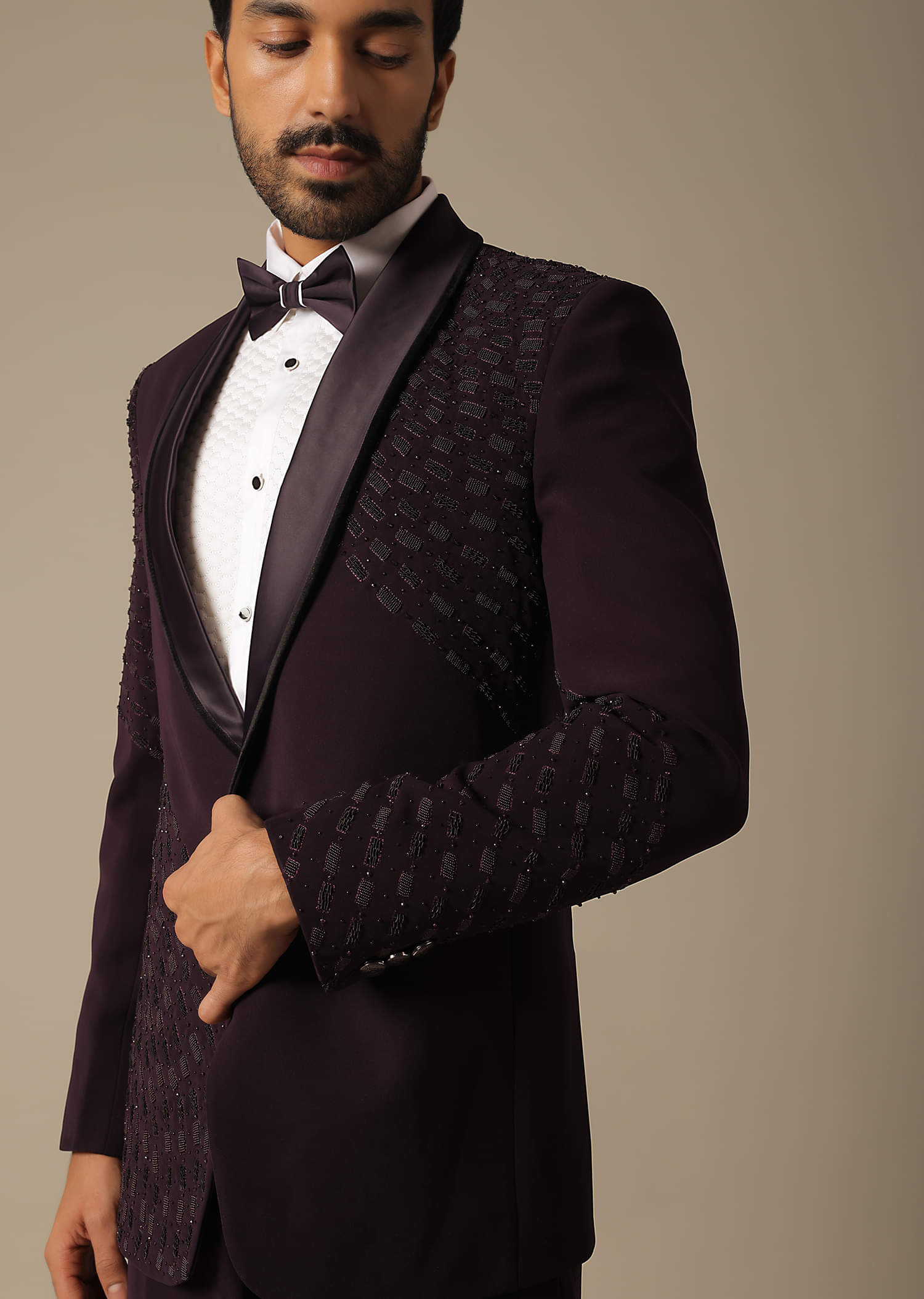 Buy Embroidered Tuxedo Set for the Stylish Groom