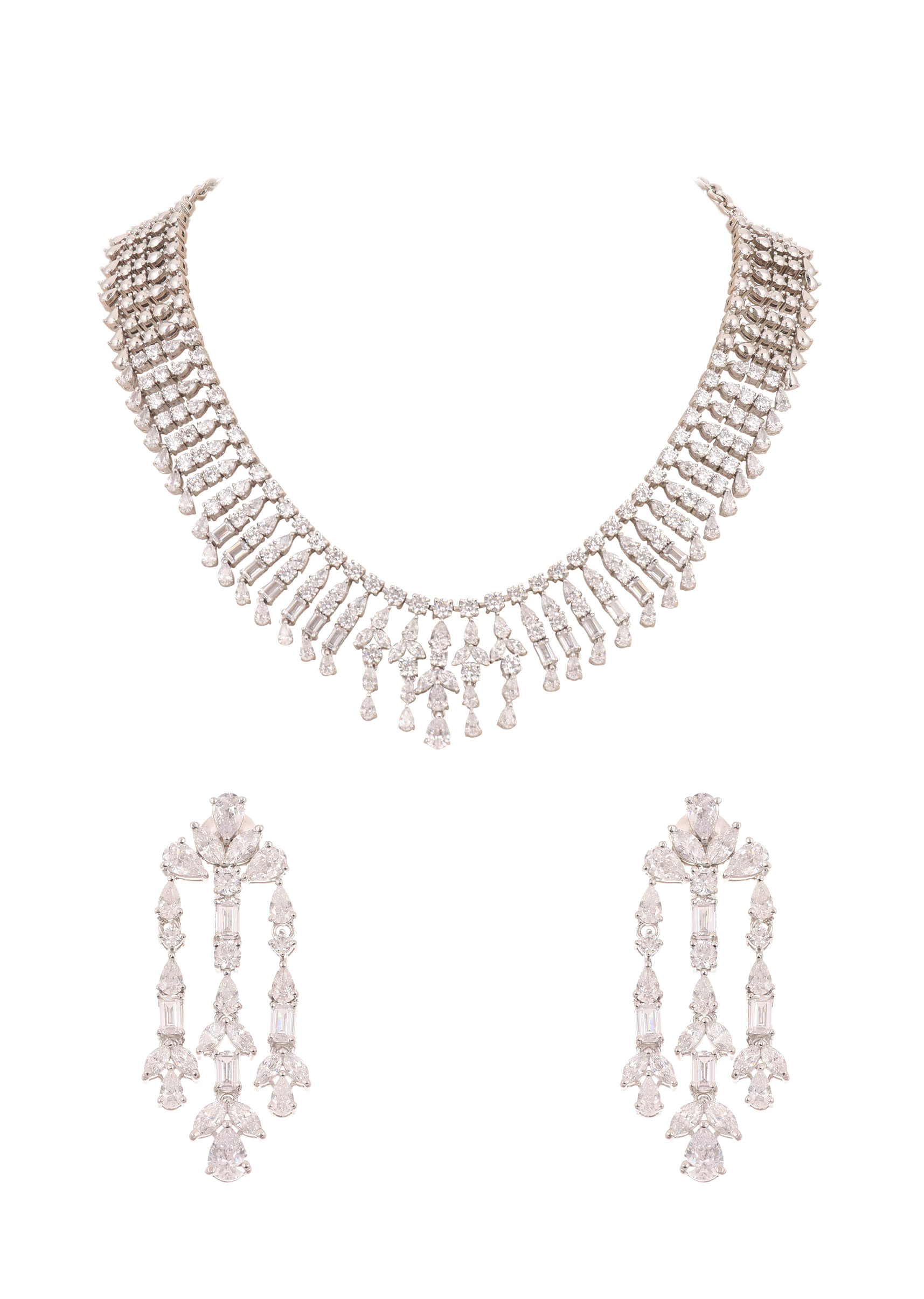 Sterling silver necklace set top