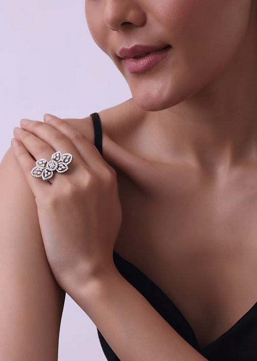Studded sterling silver ring new arrivals