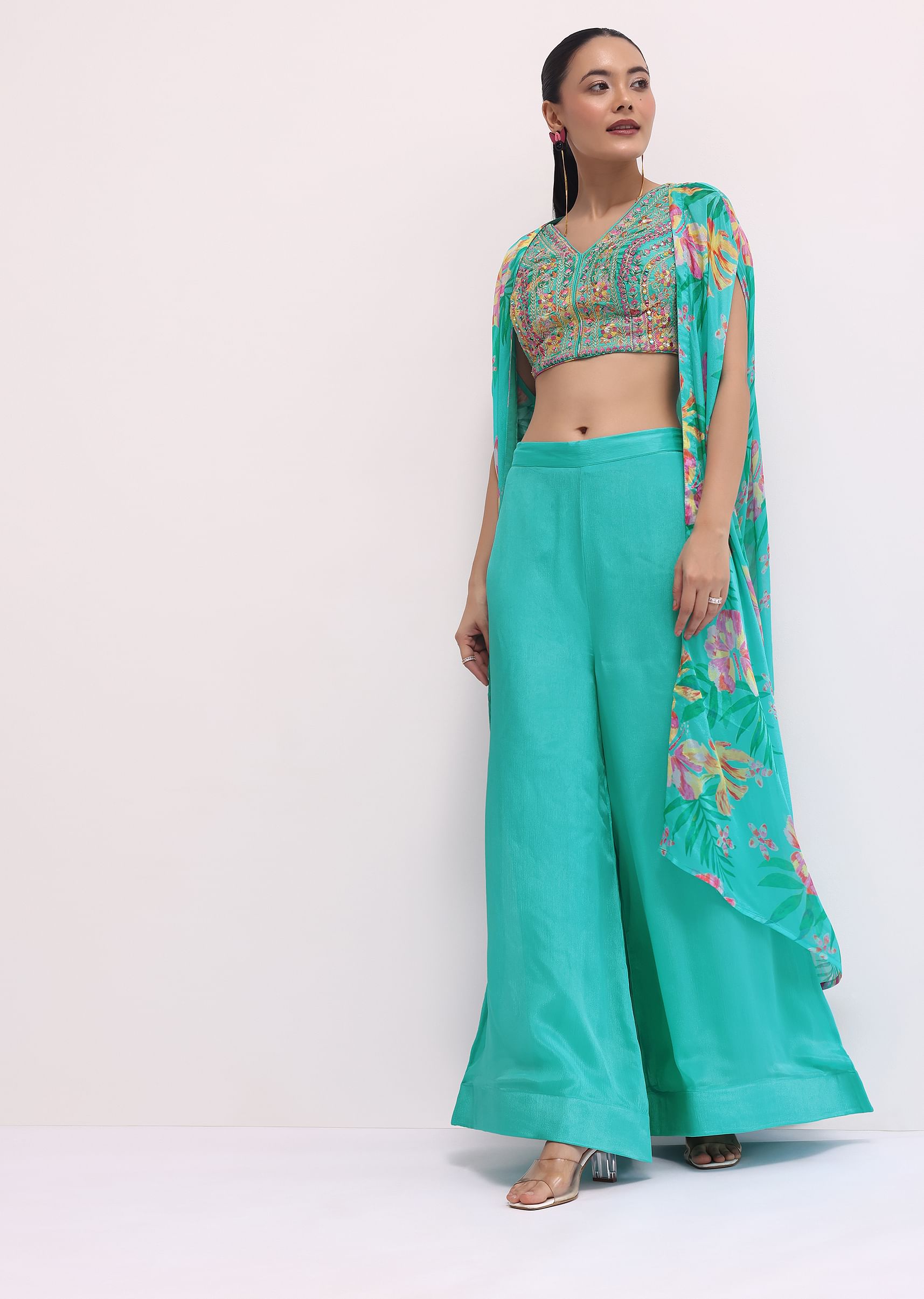 Crop top and pant set india online