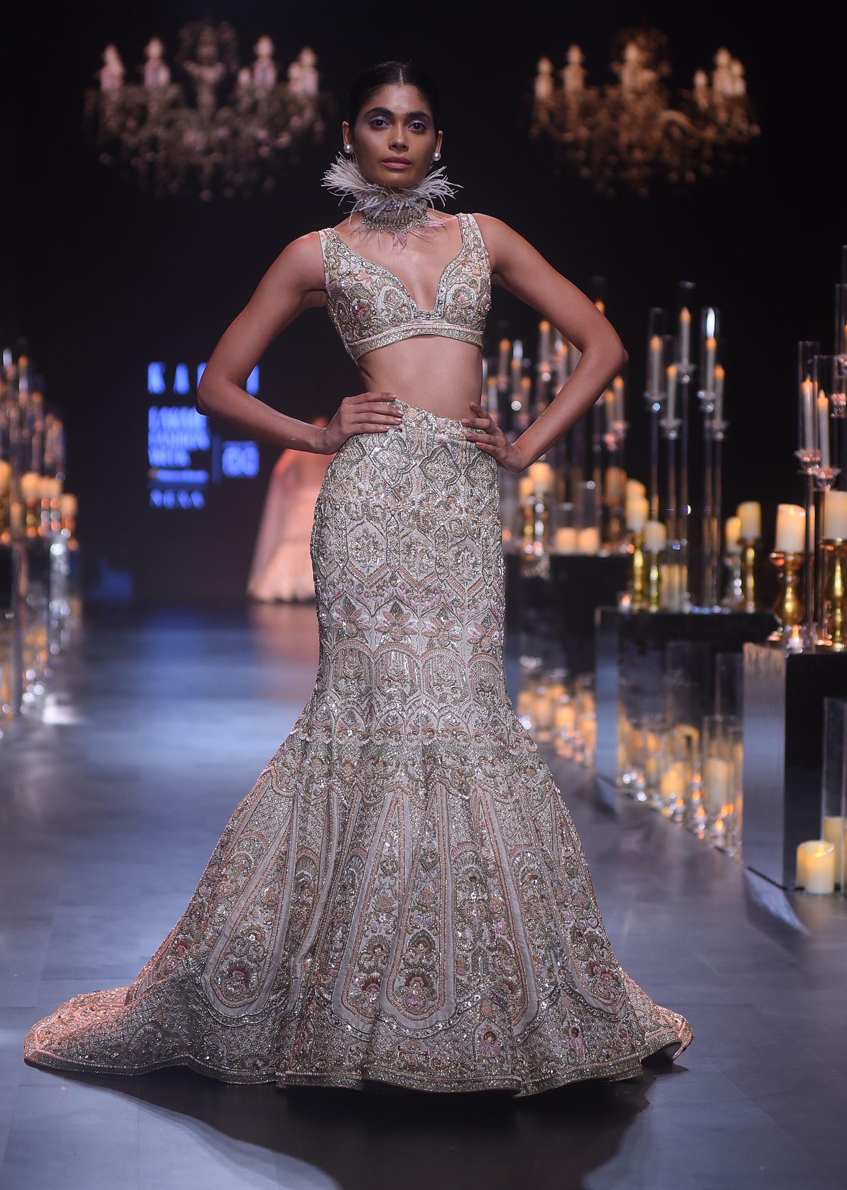 Fish cut lehenga online 2025
