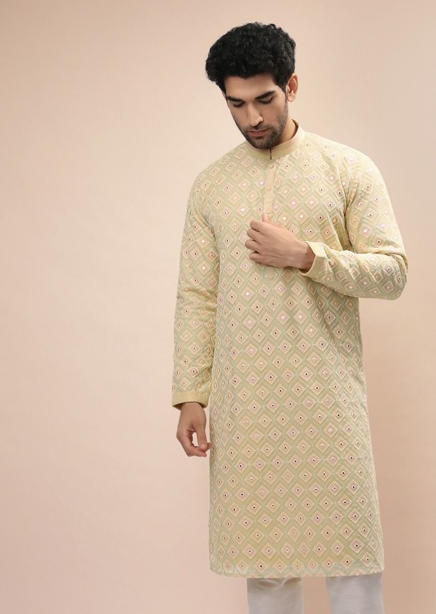Beige kurta online shop