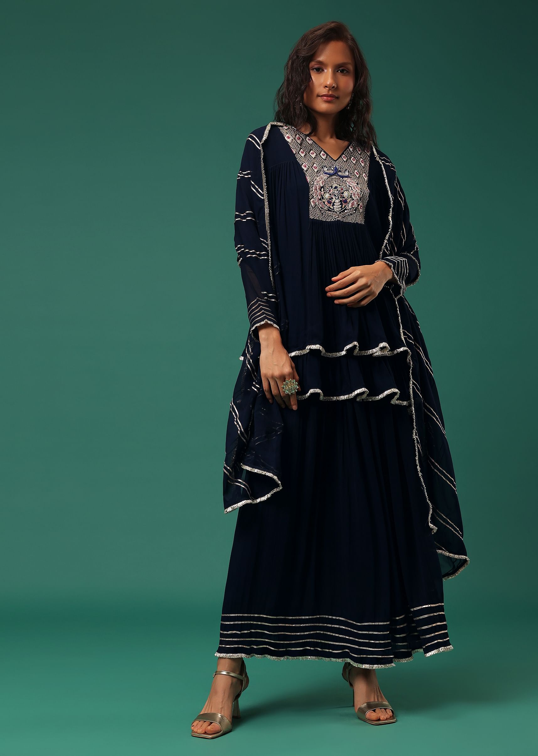 Double layer plazo suits outlet