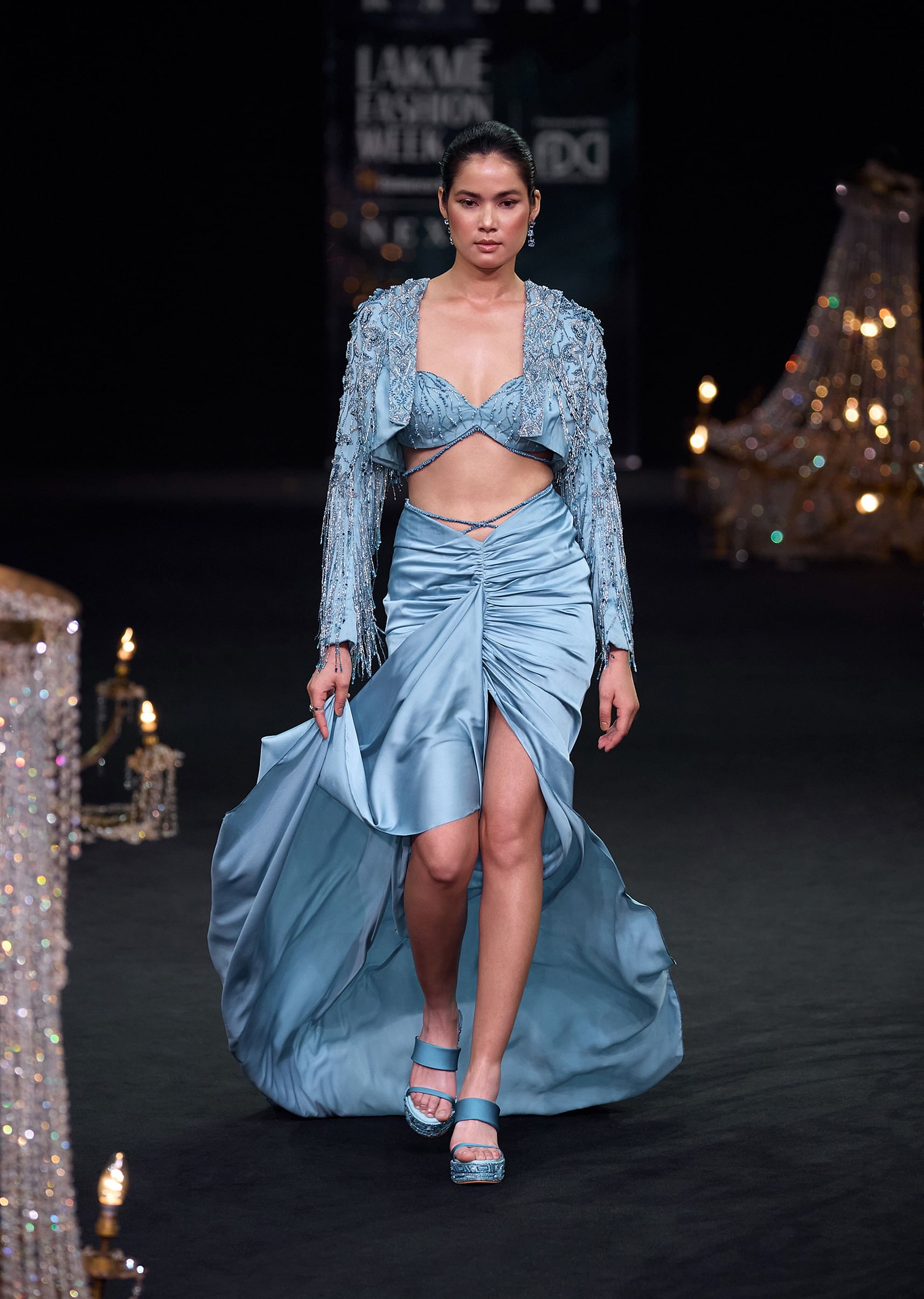 Express draped skirt shop