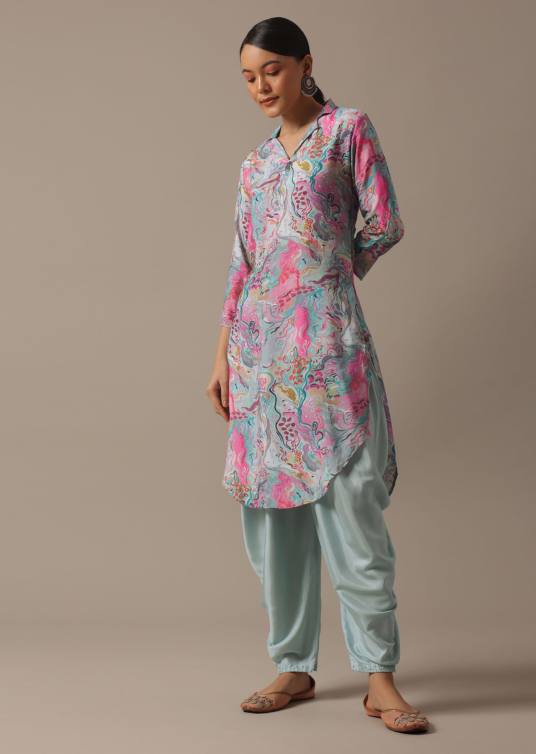 Tussar dhoti kurta on sale