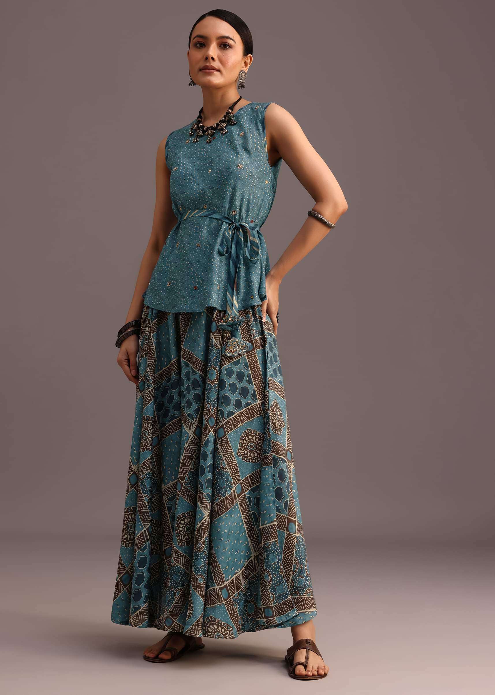 Ethnic Peplum Tops | Peplum Blouses | Peplum Kurtis - Kalki