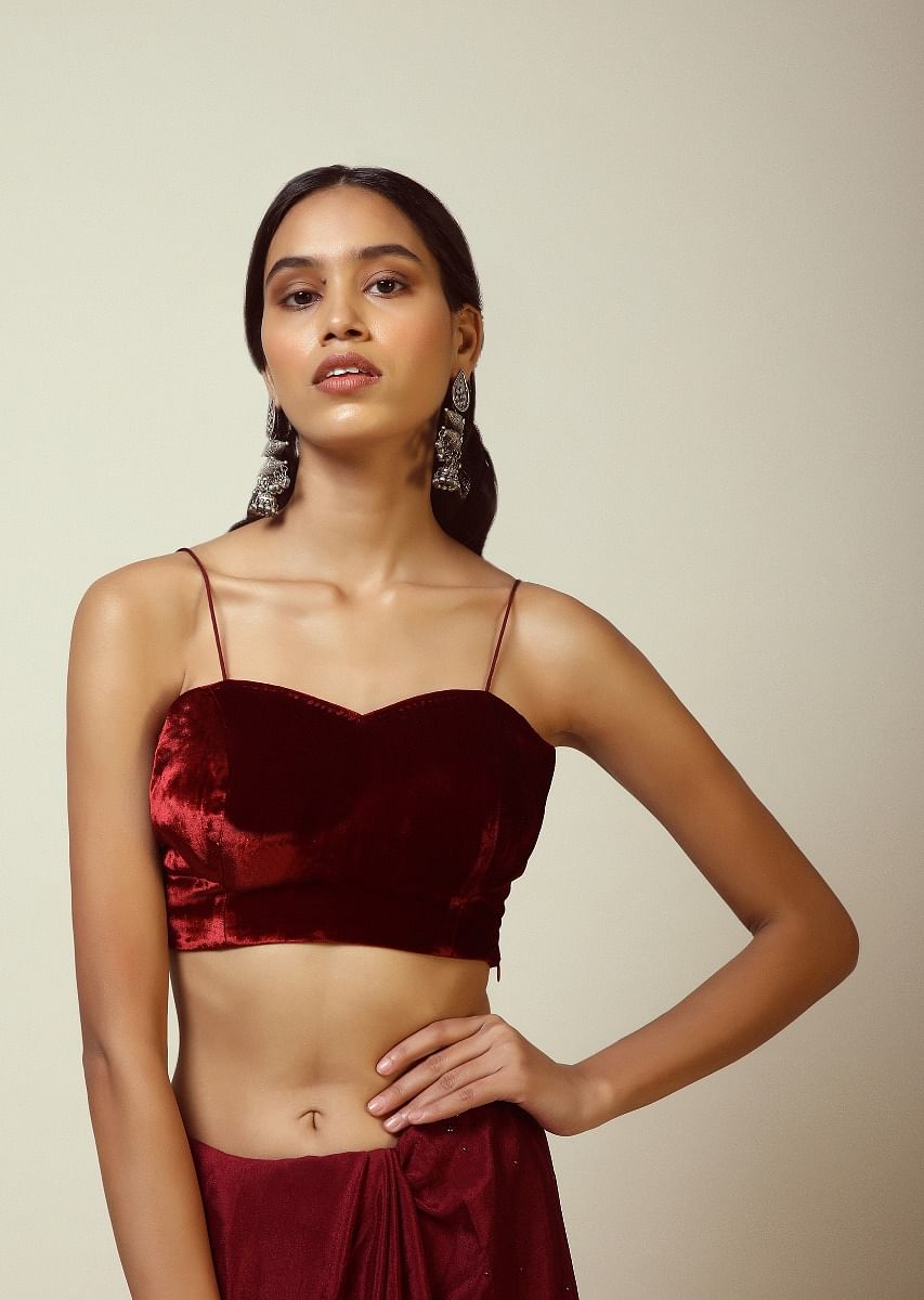 Noodle strap blouse online sale