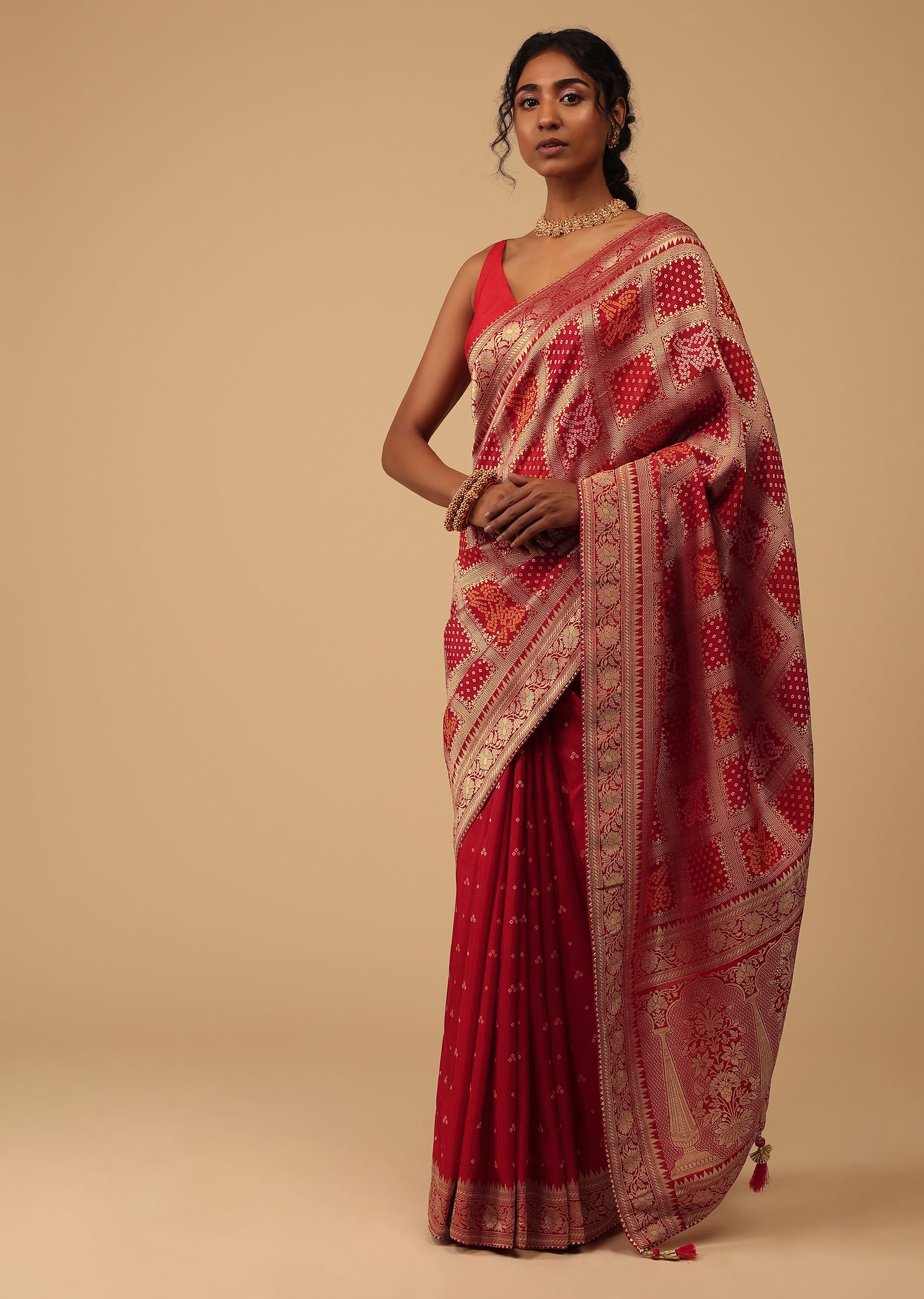 Banarasi saree wear style hotsell