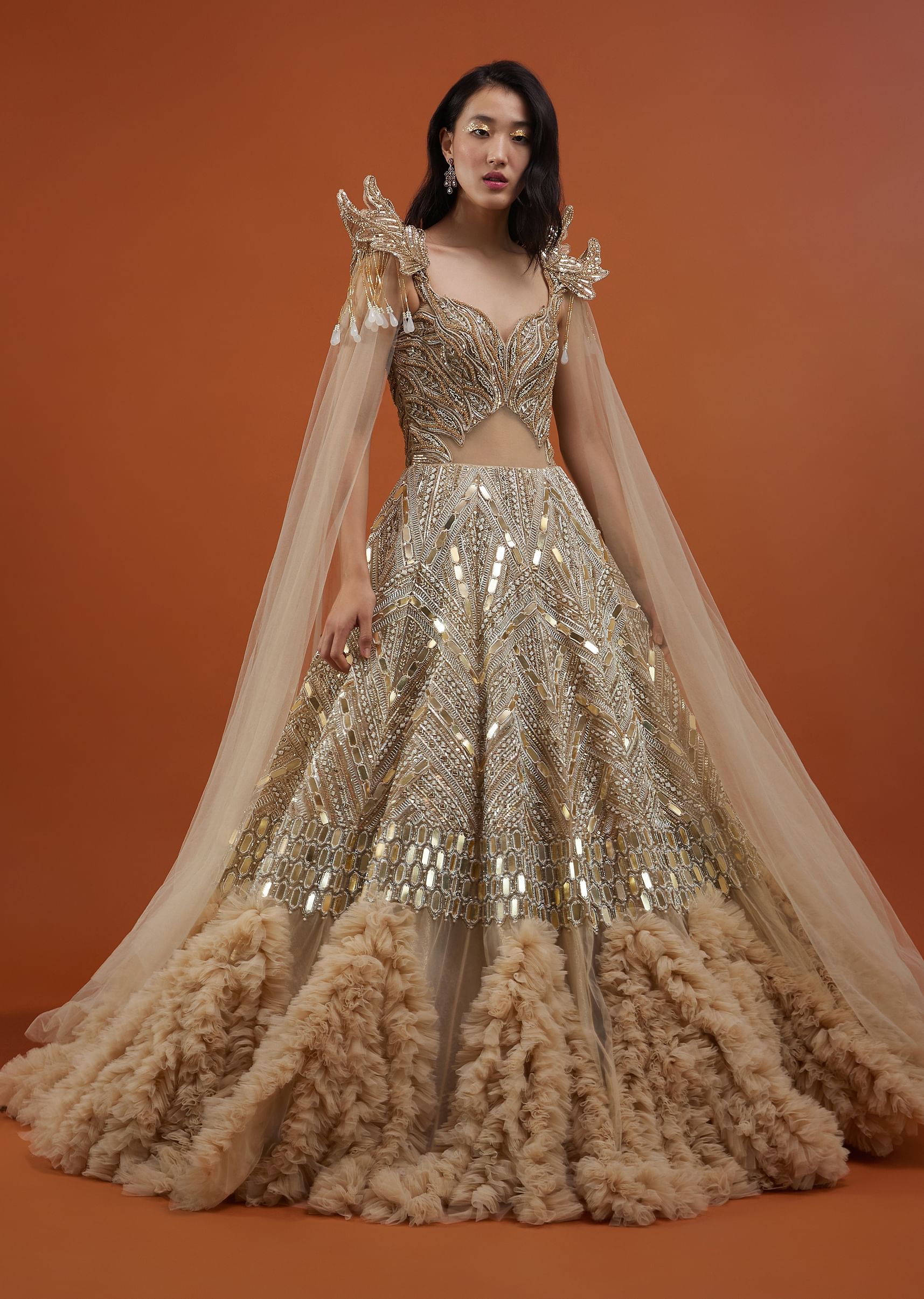 Full frill gown shop