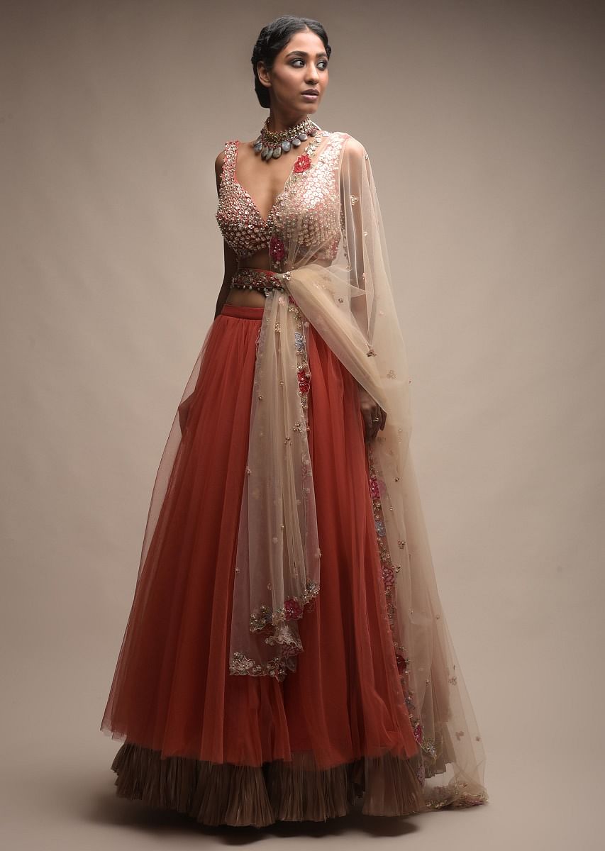 Lehenga top online sale