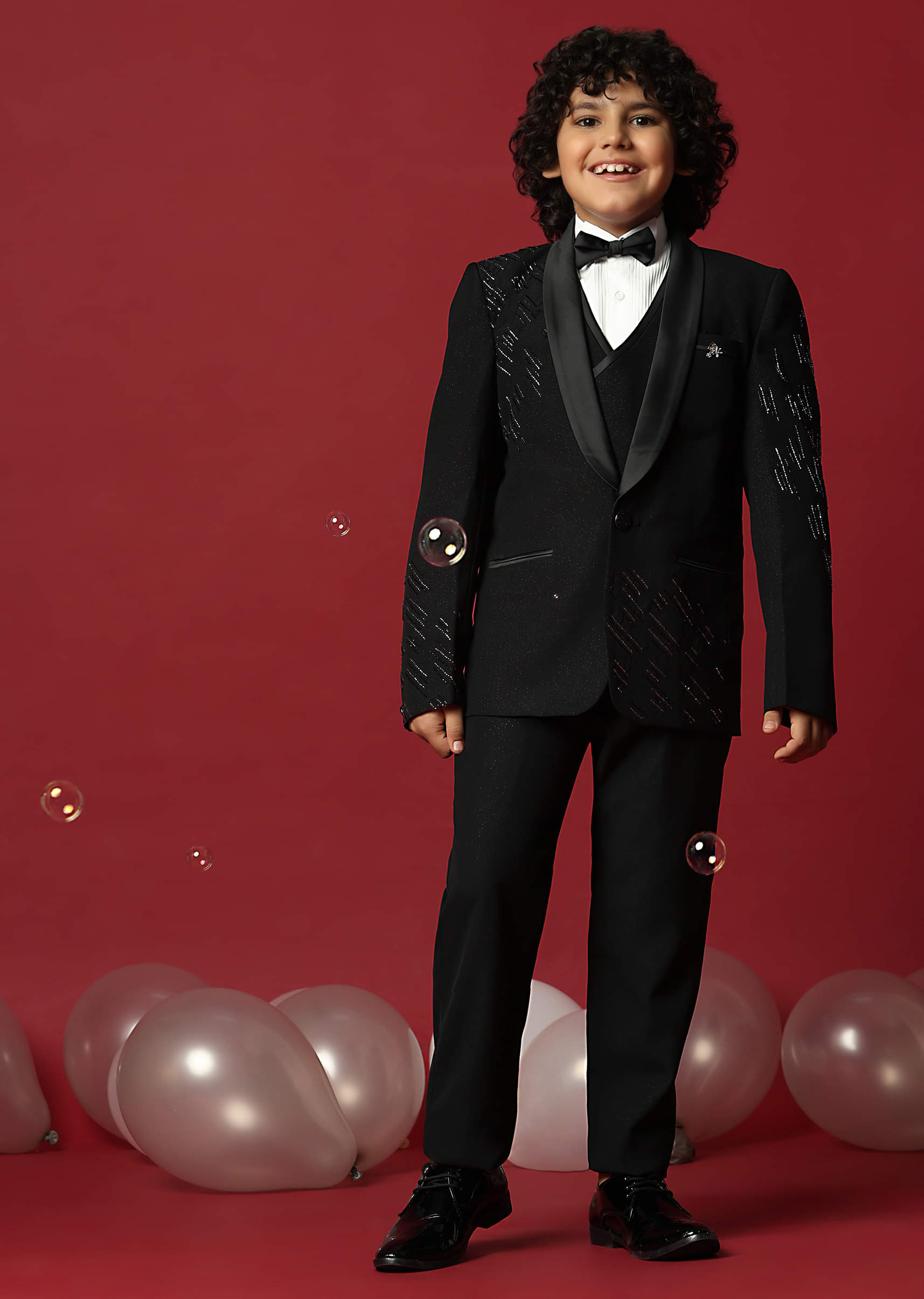 Buy Elegant Black Tuxedo For Boys