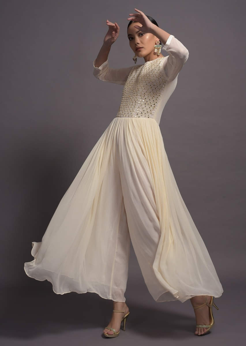 オールインワン・サロペット Off-White See Thru Dress off_white_corset_gown_with_she