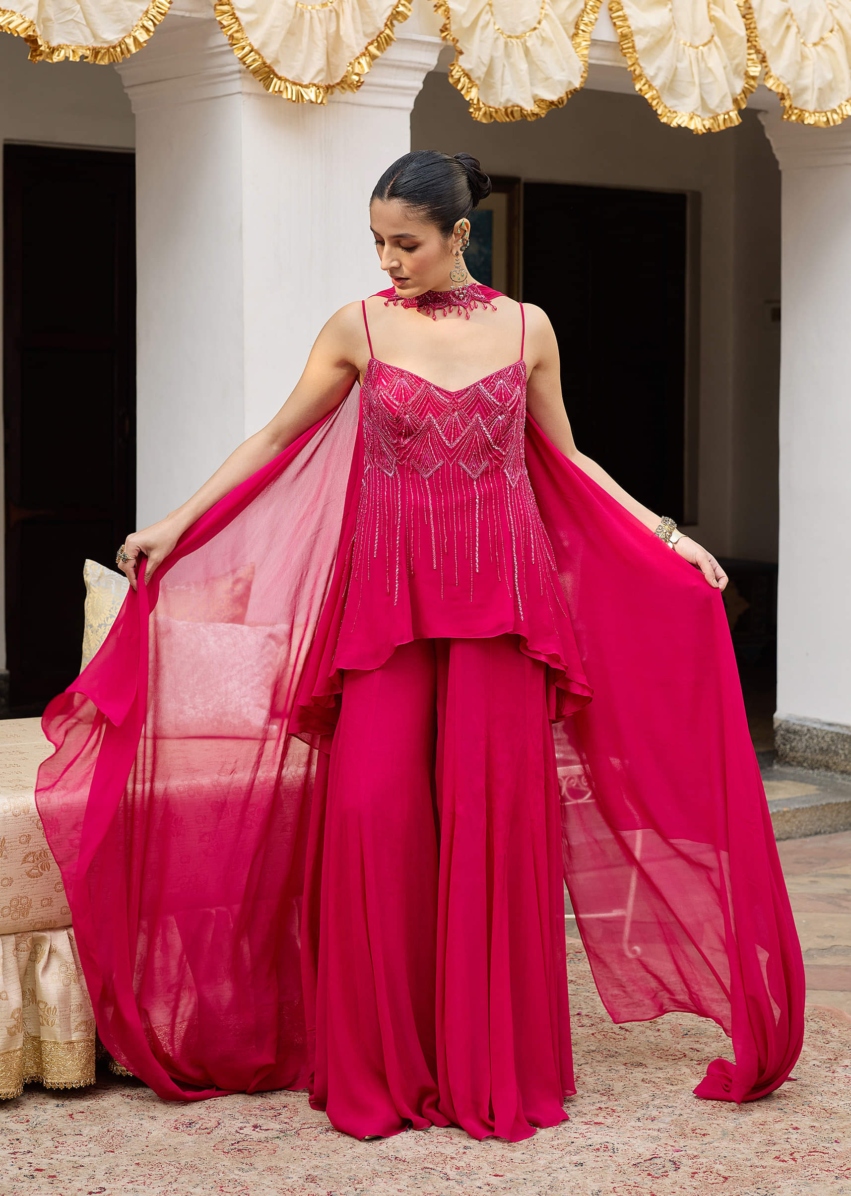 dark-pink-georgette-sharara-