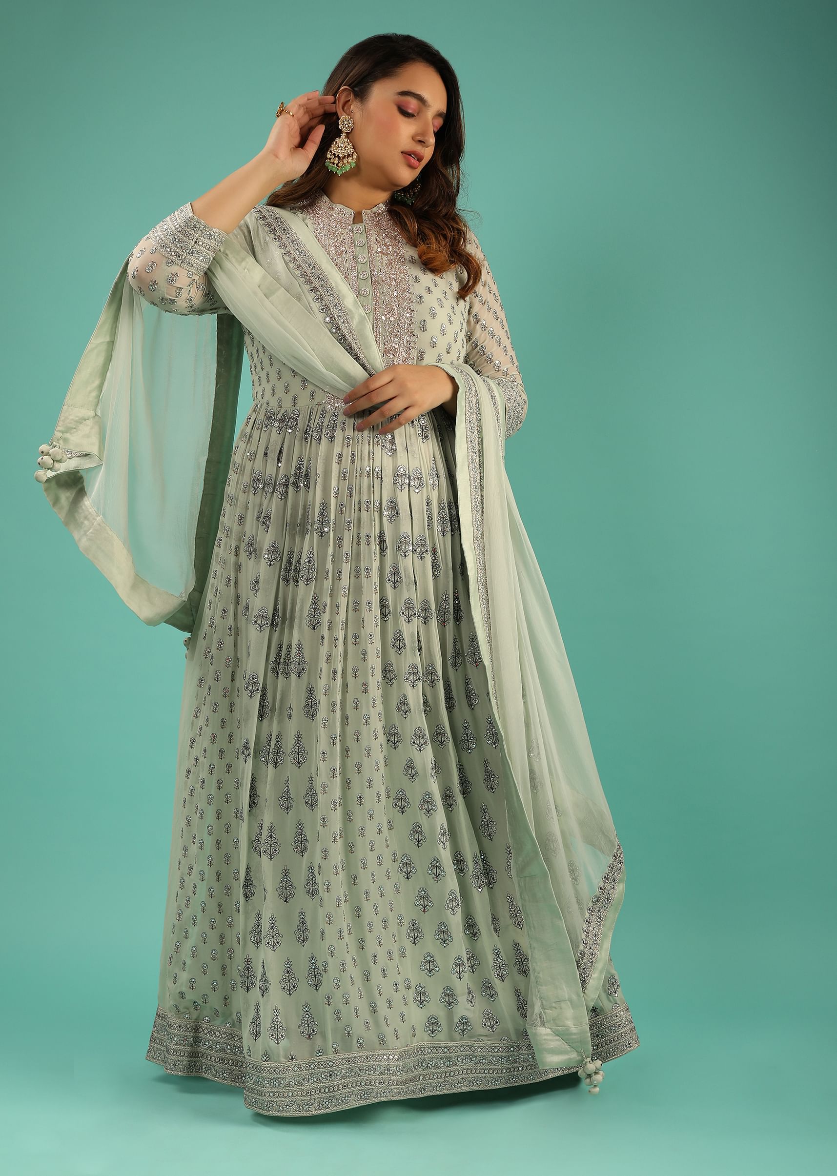Unstitched anarkalis online top