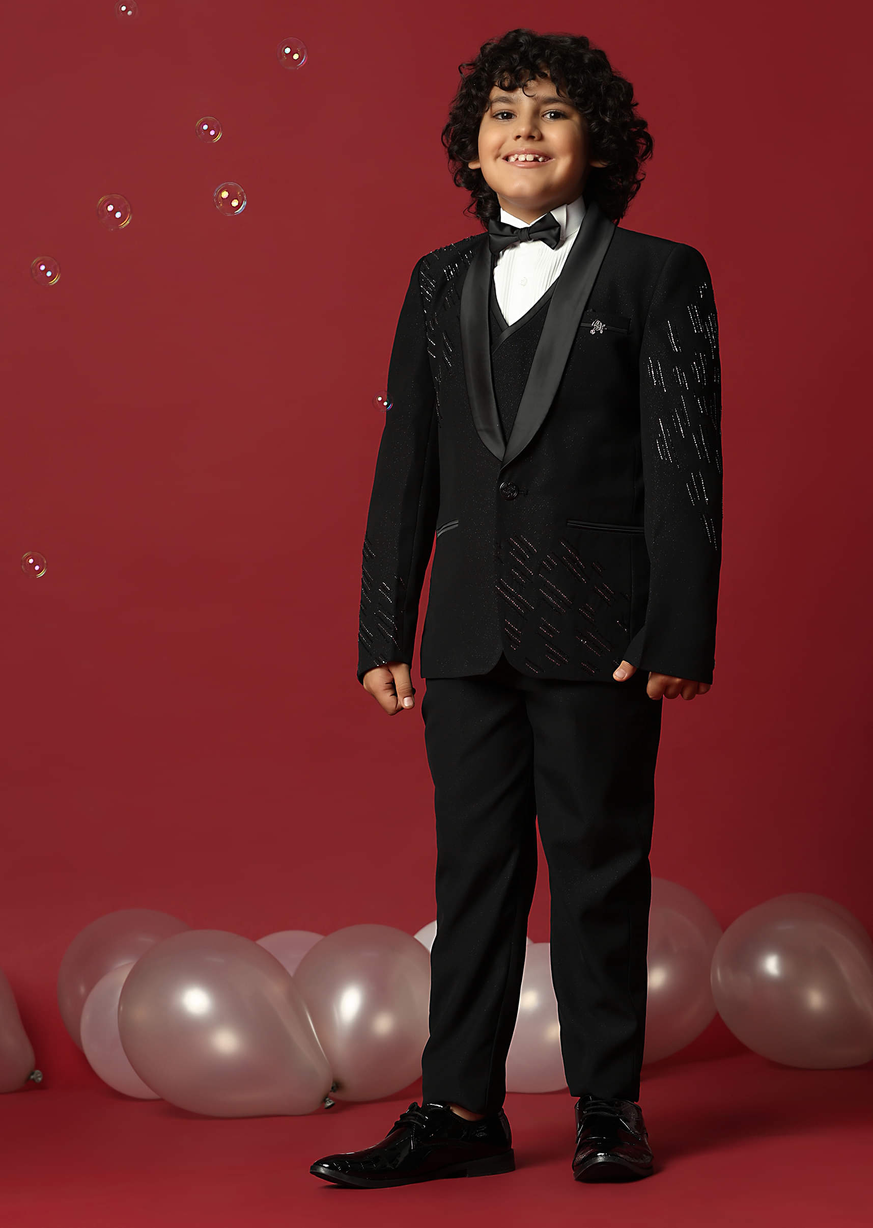 Buy Elegant Black Tuxedo For Boys