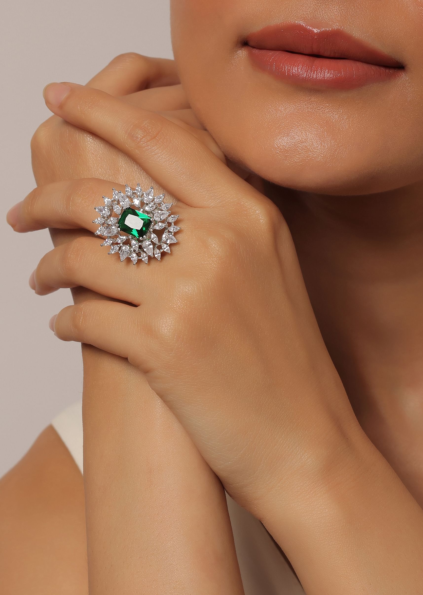 Emerald ring buy sales
