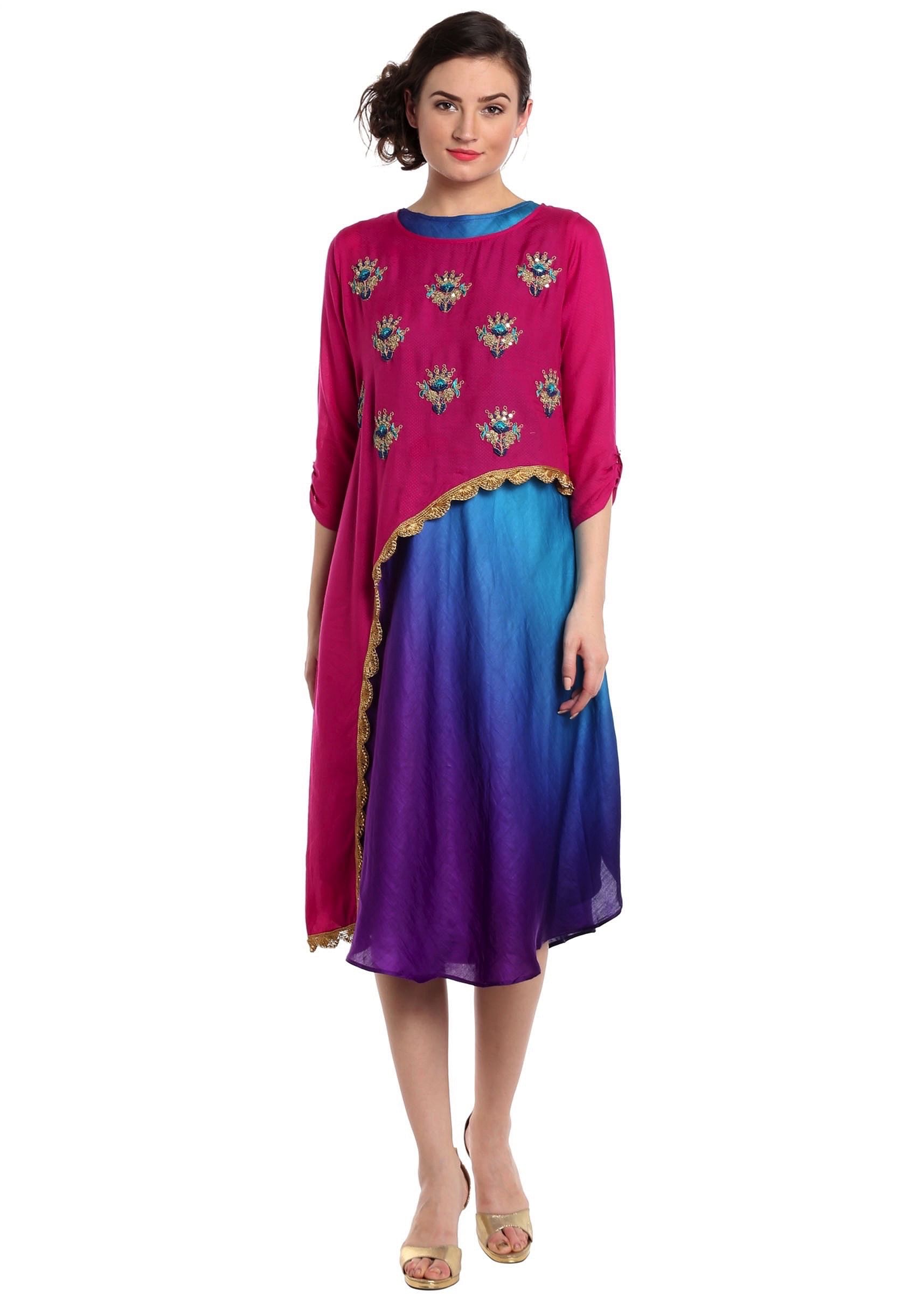 Asymmetric kurti online hotsell