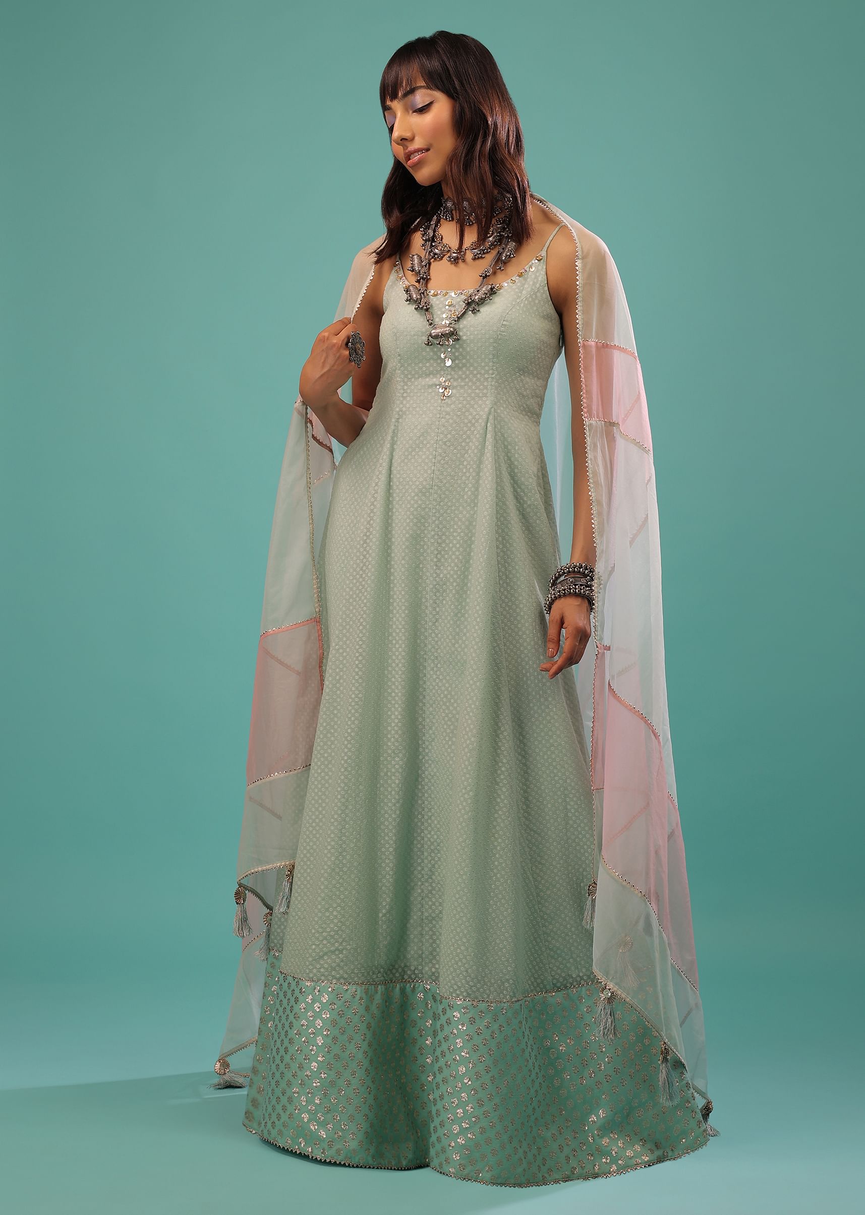 Anarkali and palazzo shop