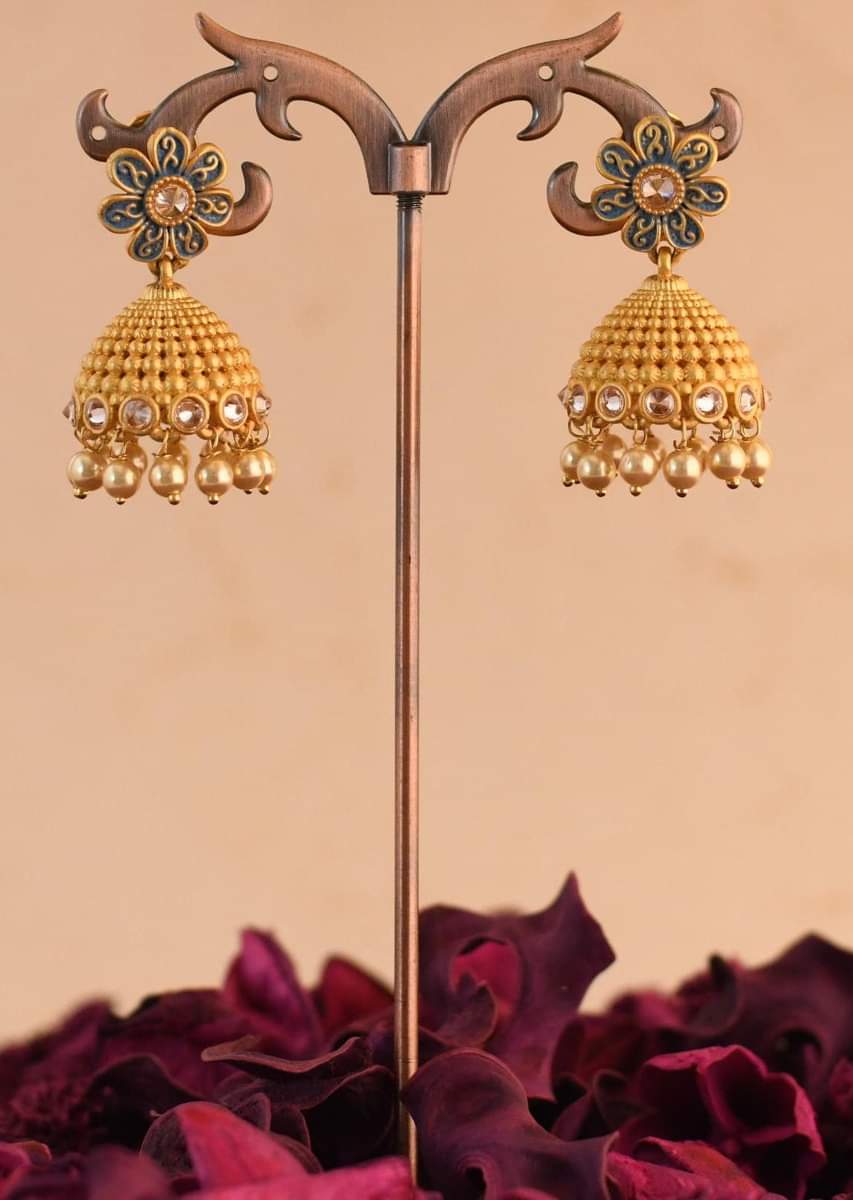 Enamel jhumkas online hotsell