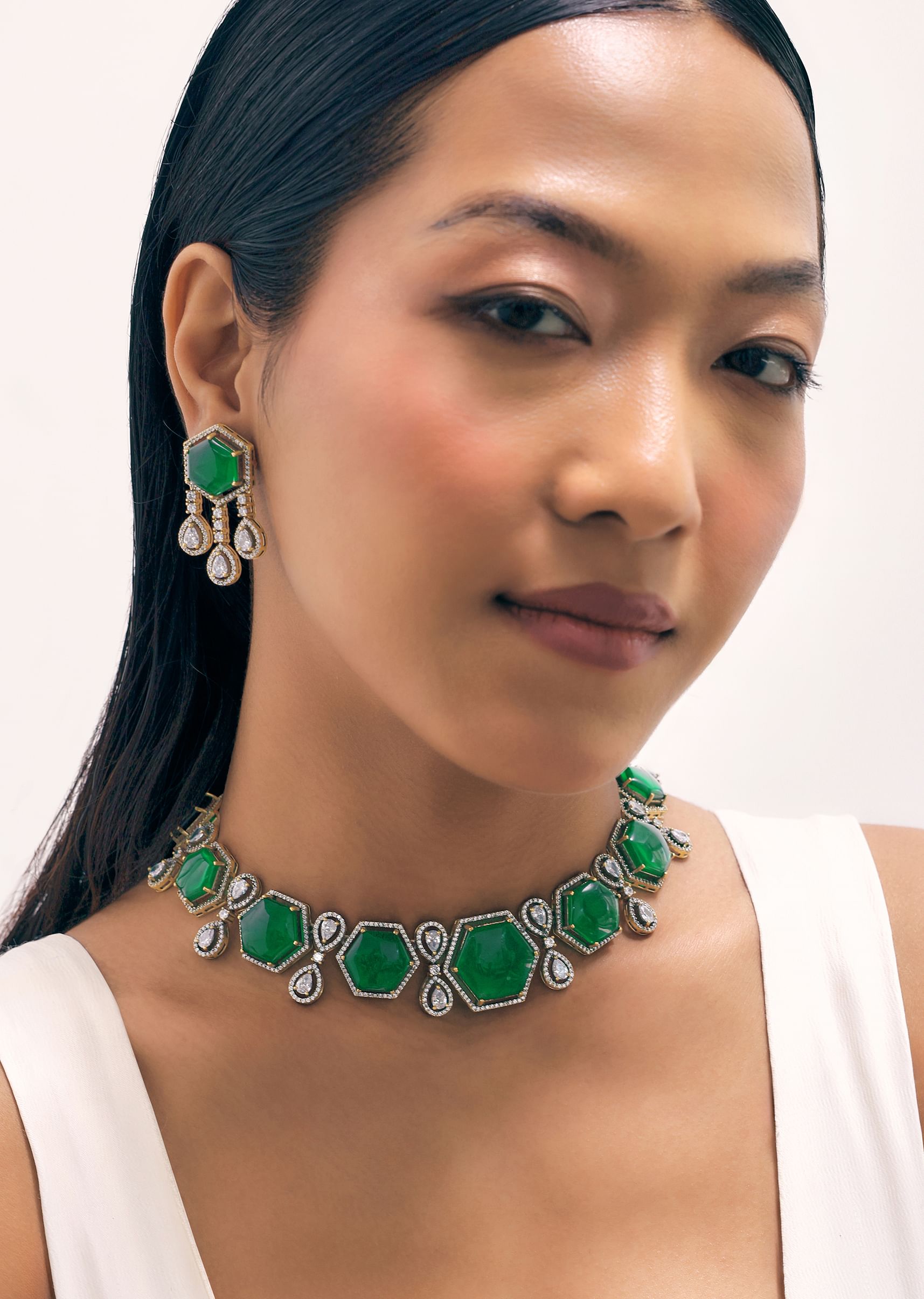 Cheap emerald jewelry on sale