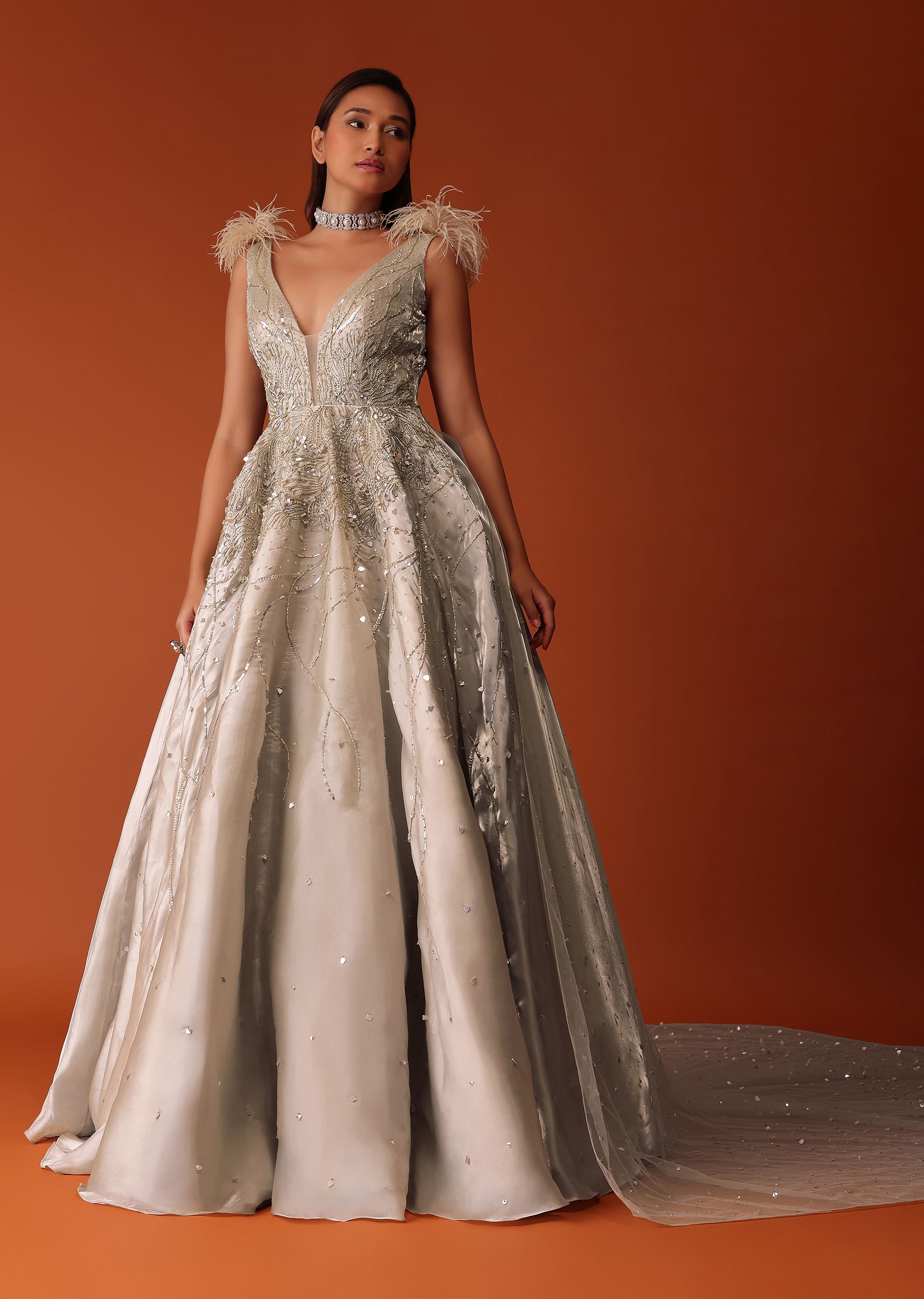 Western wedding frock top