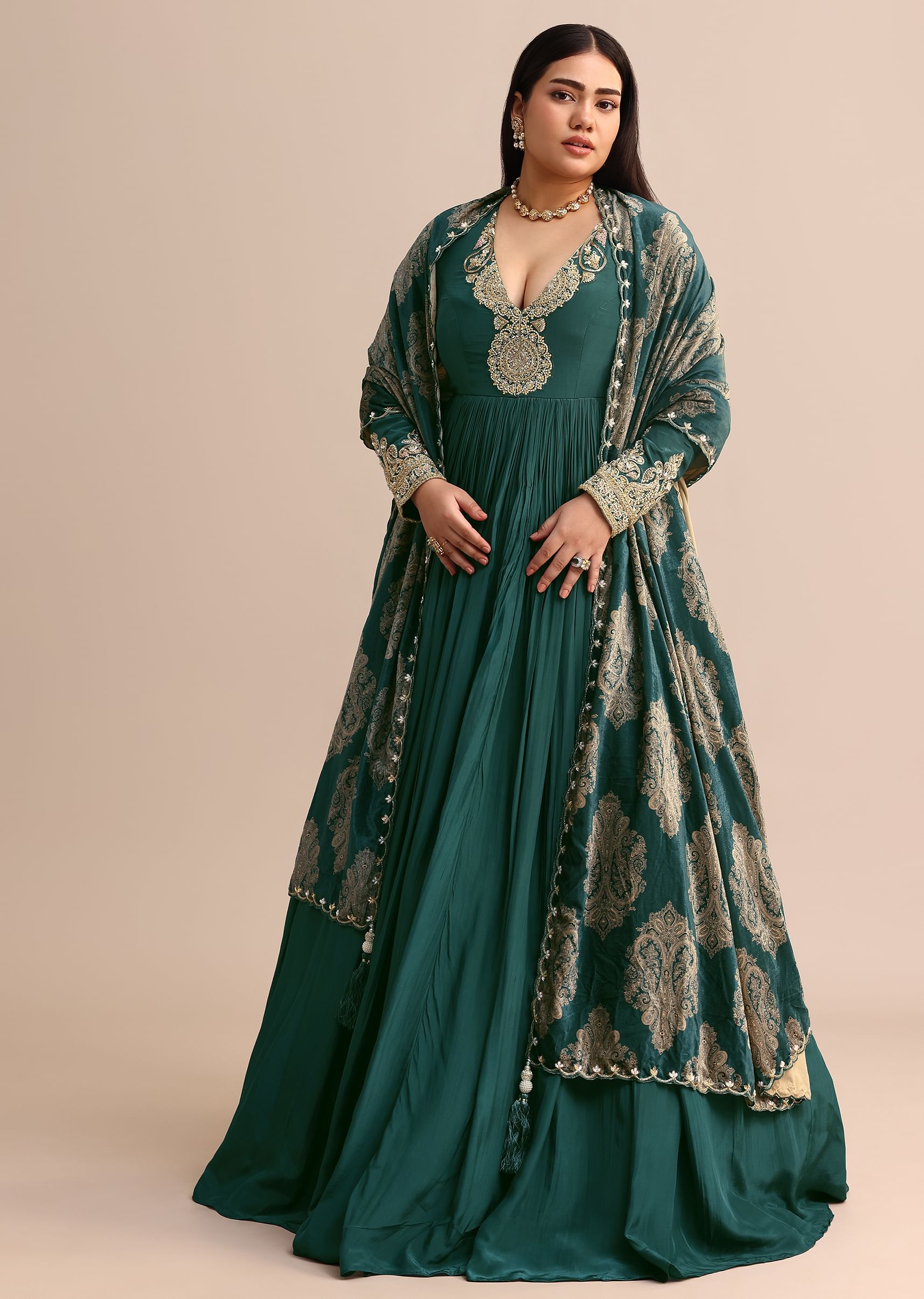 Plus size indo western dresses online online