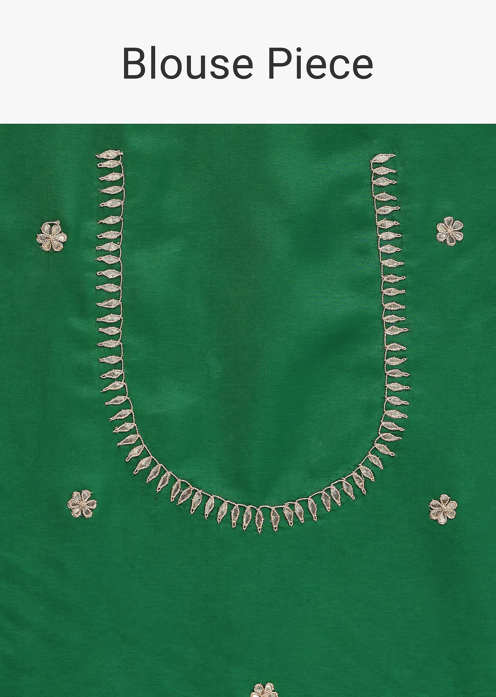 Buy Green Dola Silk Saree With Bandhani Print And Unstitched