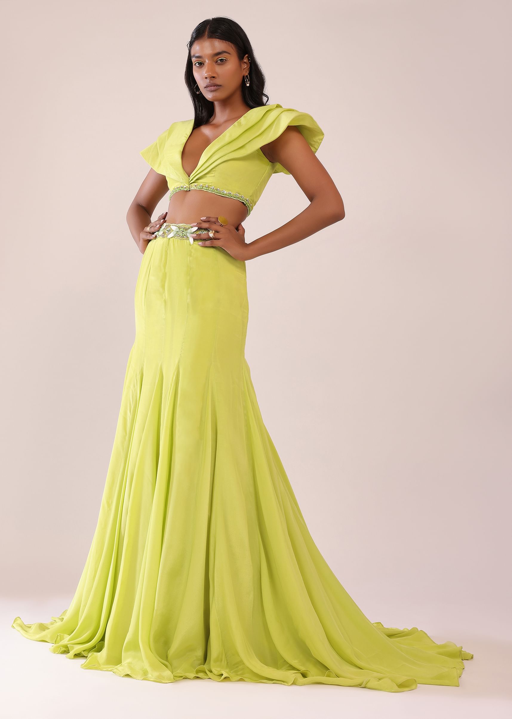 Green lengha new arrivals
