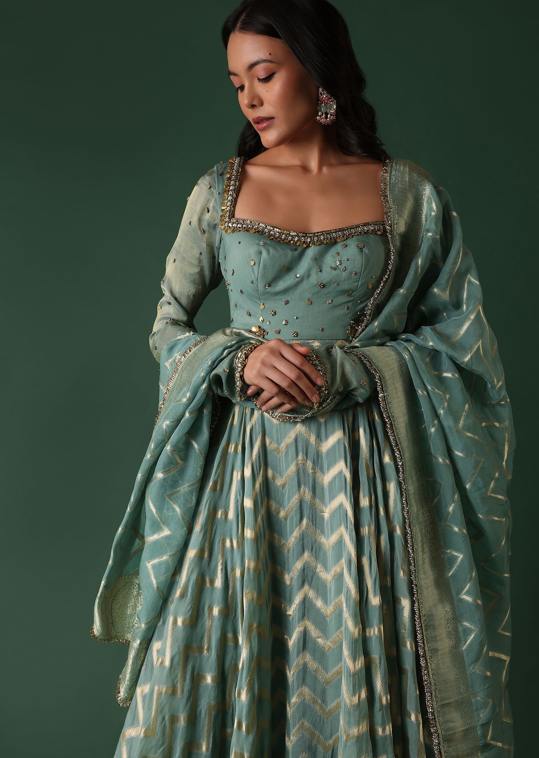 Banarasi anarkali dress new arrivals