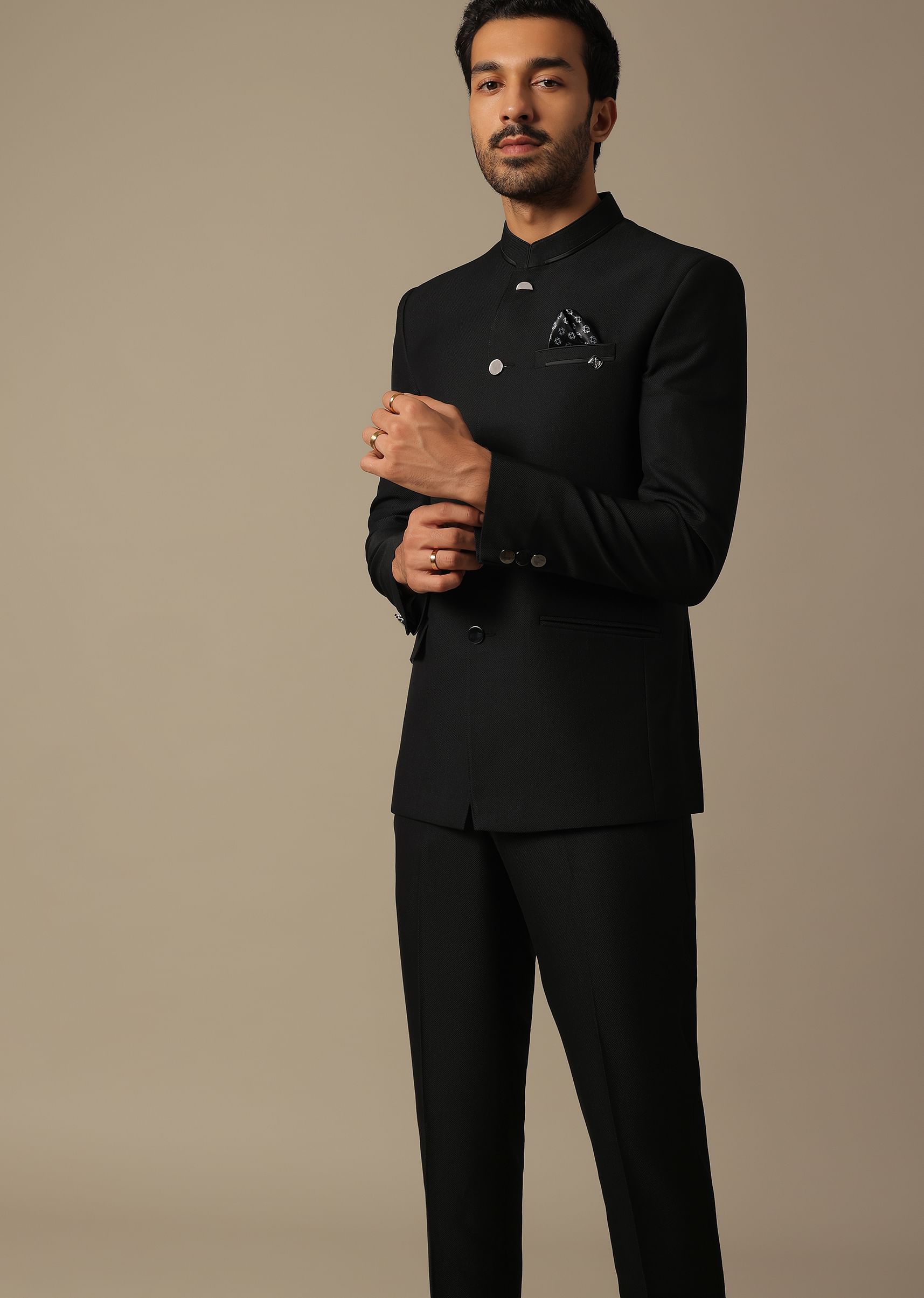Jodhpuri suit black colour best sale