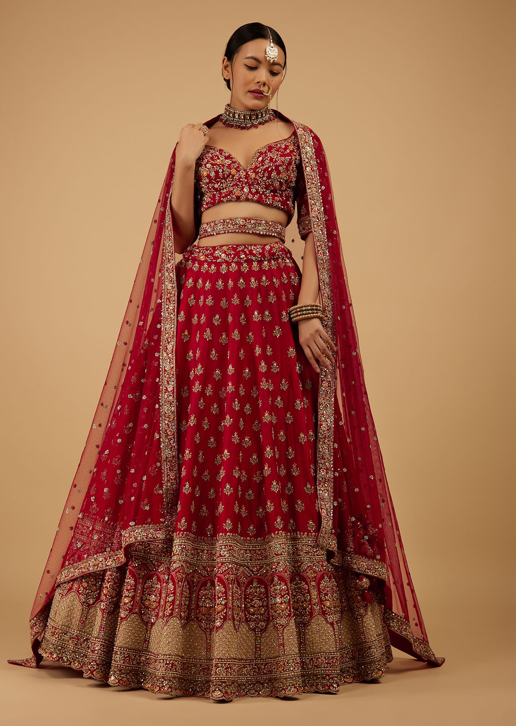 Kalki bridal lehenga price store