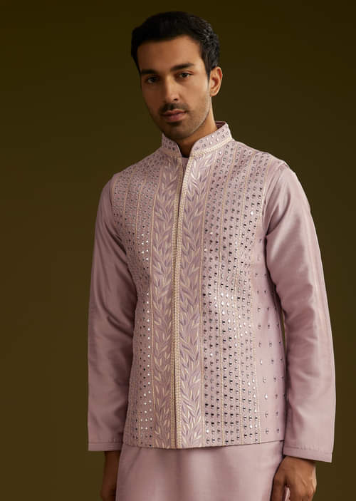 lilac-cotton-silk-kurta-set-with-mirror-threadwork-jacket-sg309377-1.jpg lilac-cotton-silk-kurta-set-with-mirror-threadwork-jacket-sg309377-1.jpg