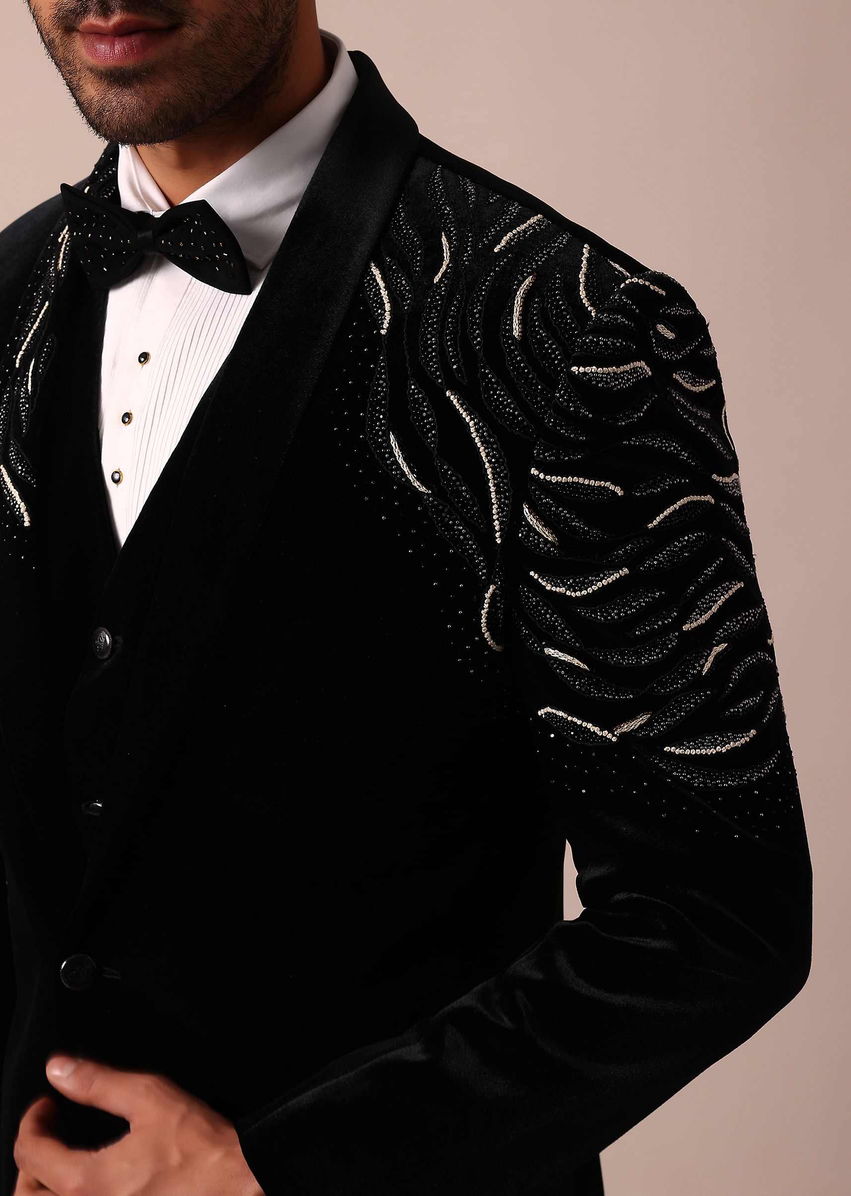 Buy Luxe Black Tuxedo For Men