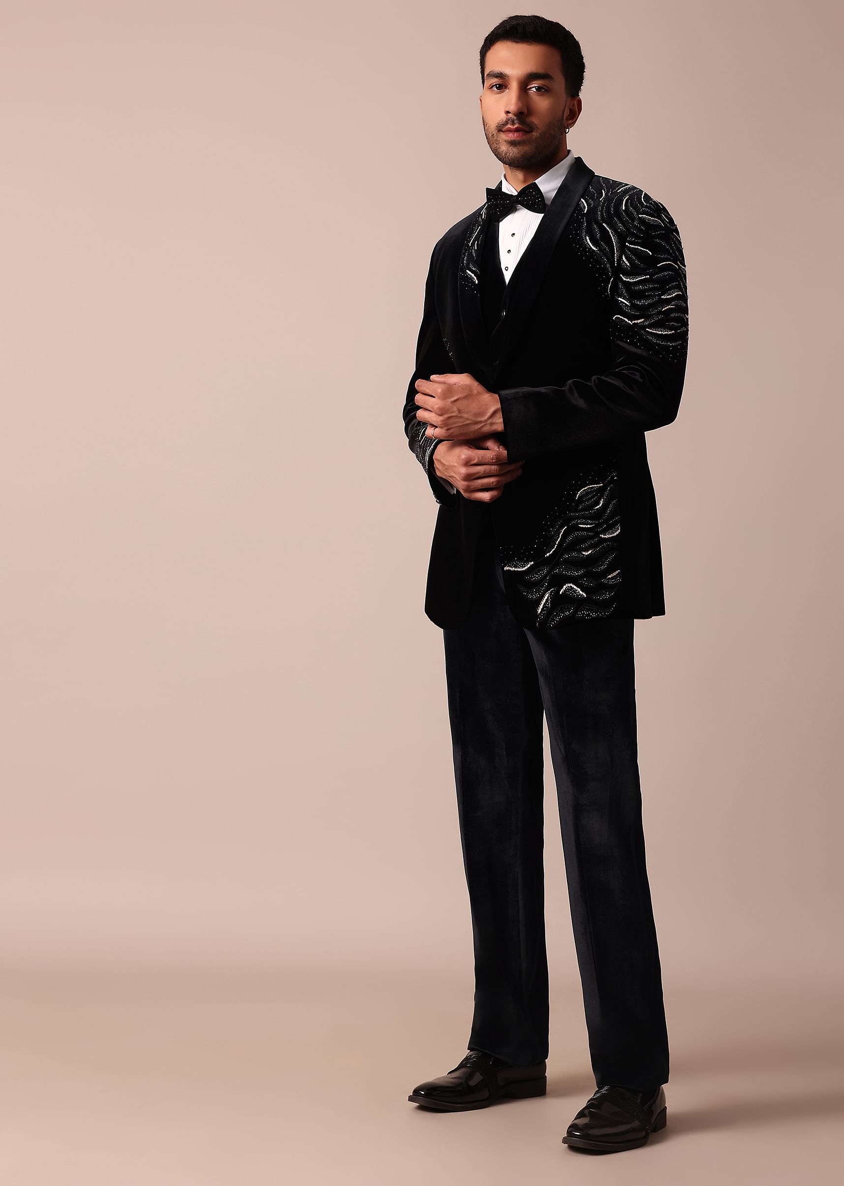 Buy Luxe Black Tuxedo For Men