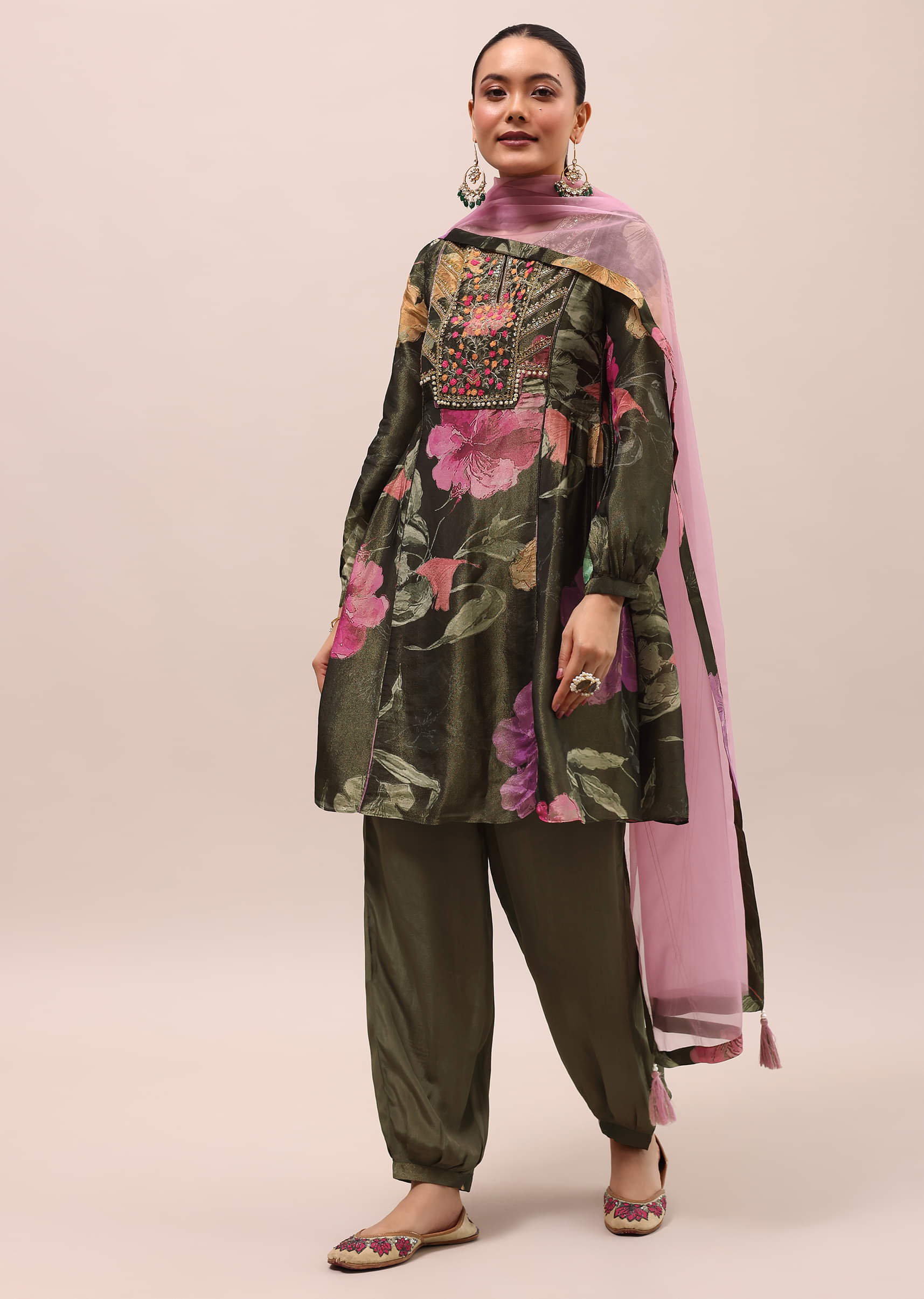 Ethnic Peplum Tops | Peplum Blouses | Peplum Kurtis - Kalki