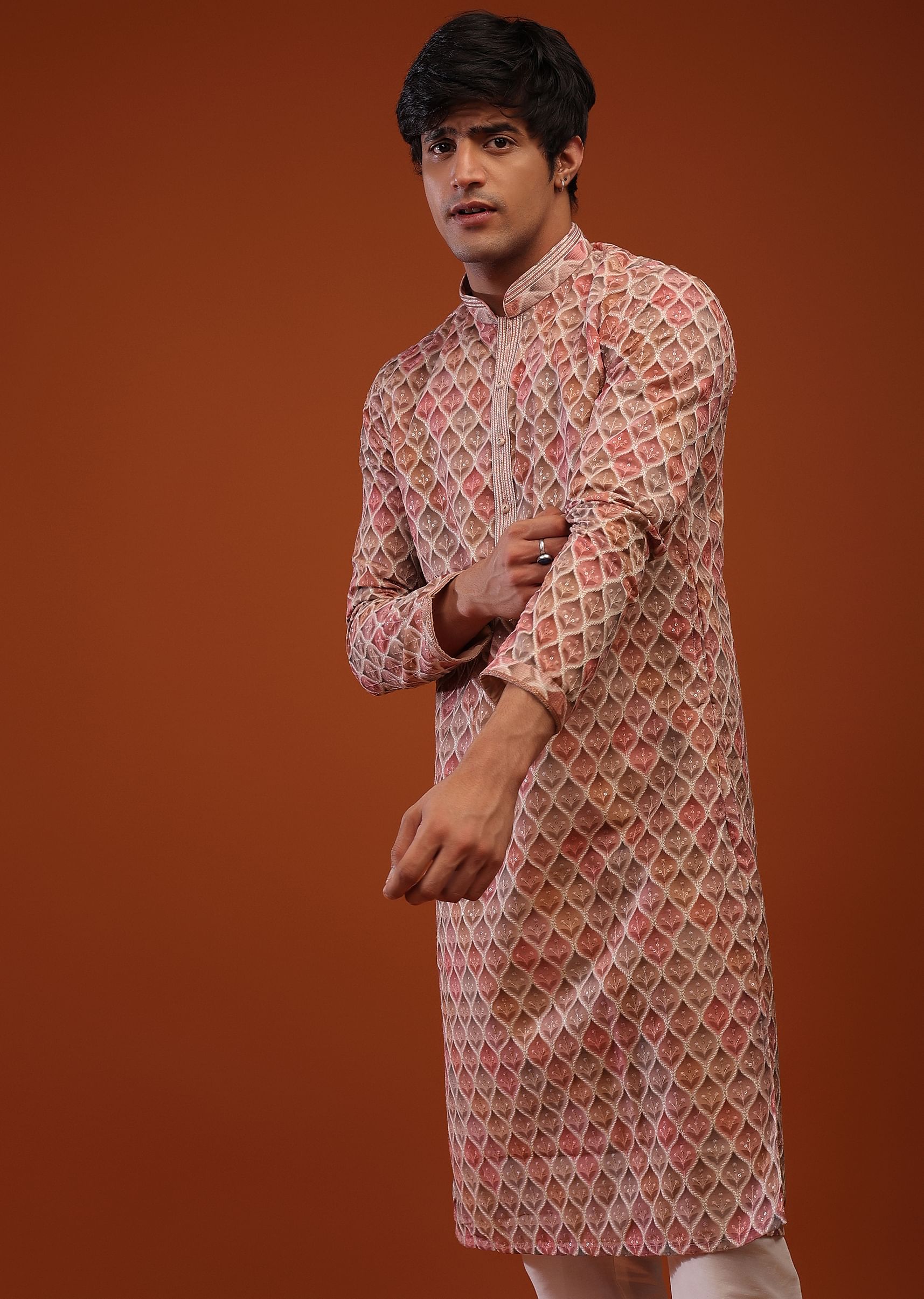Multi coloured kurta discount
