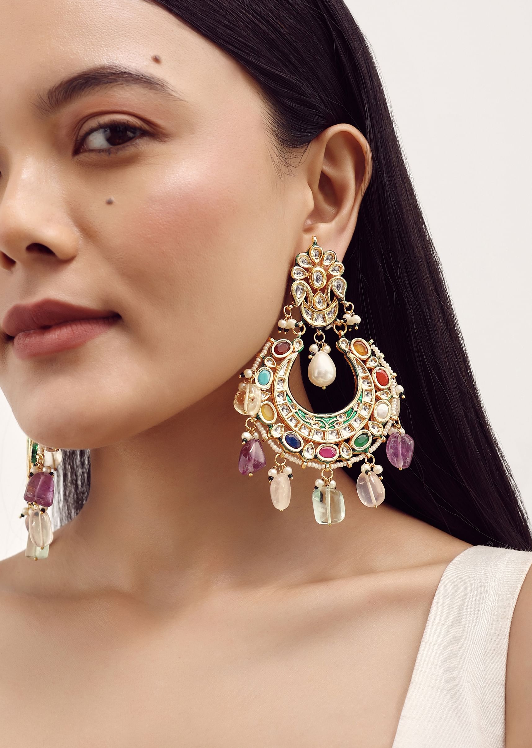Dangler earings clearance