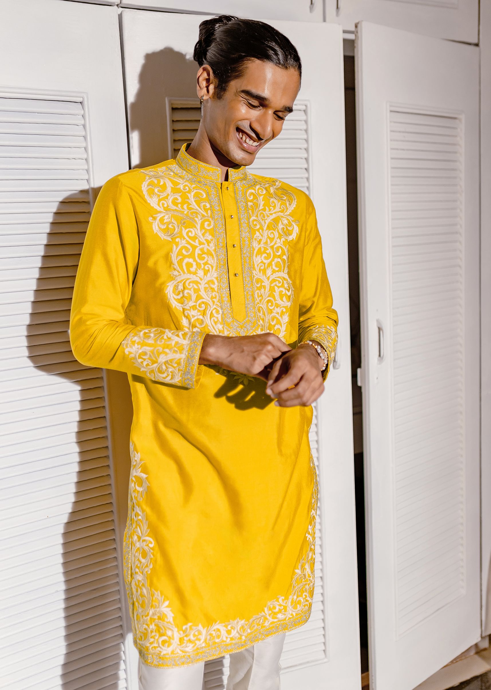 W mustard yellow kurta new arrivals