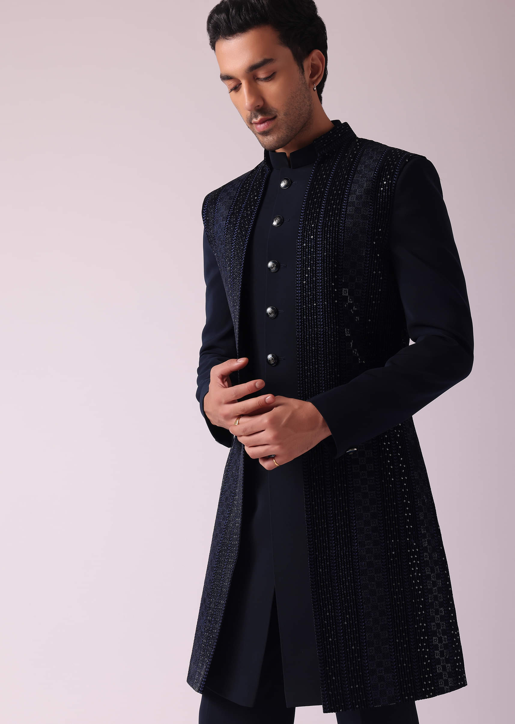 Indo western achkan deals