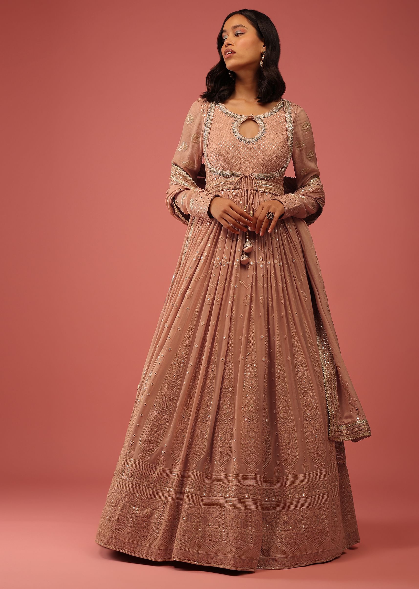 Anarkali jacket design discount