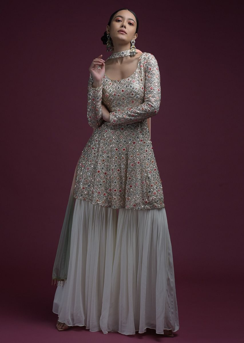 Sharara kurti dress top