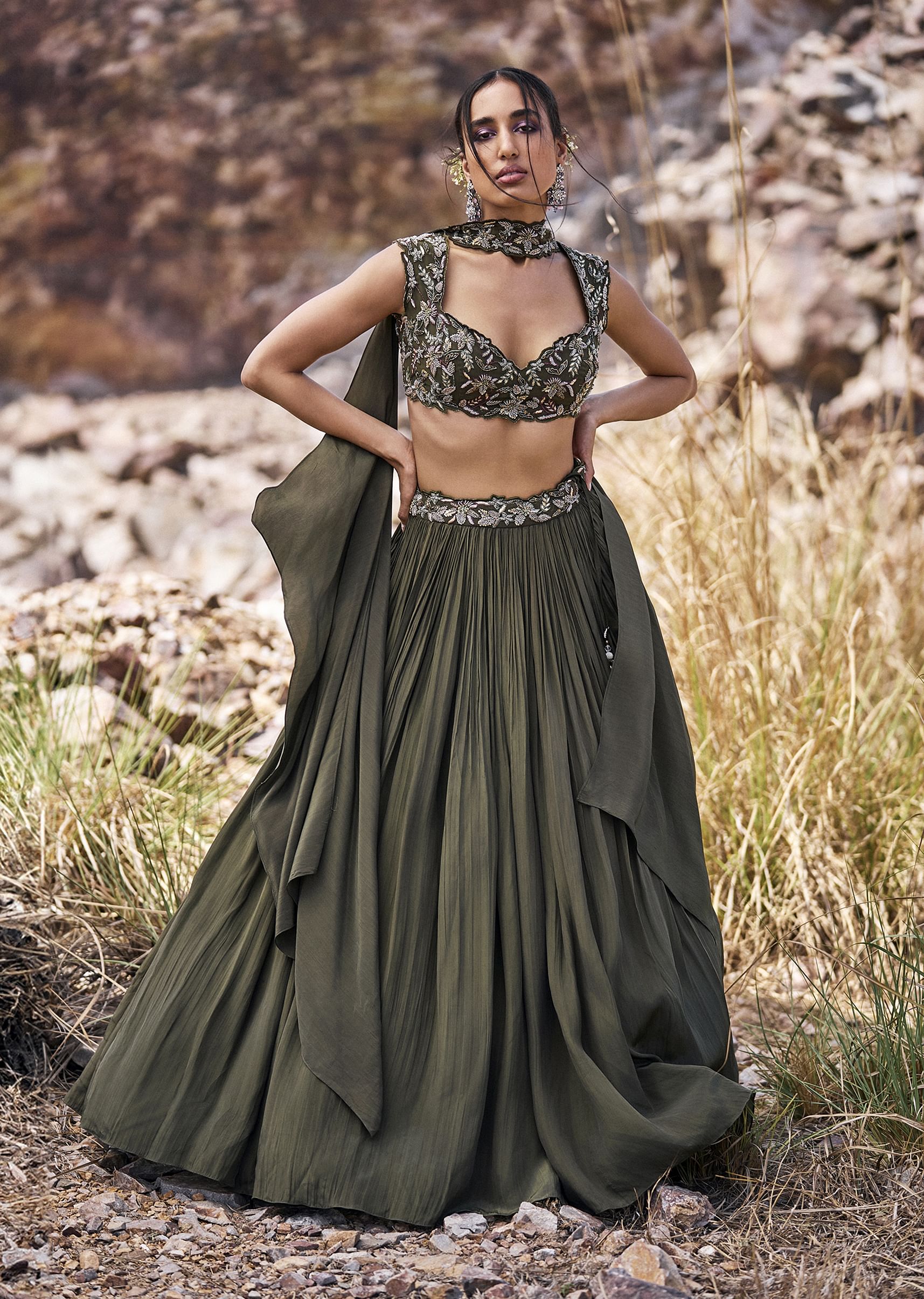Olive green skirts 18 drop 2025