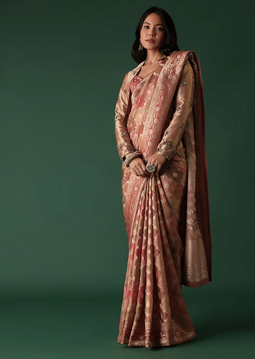 Printed saree jackets deals