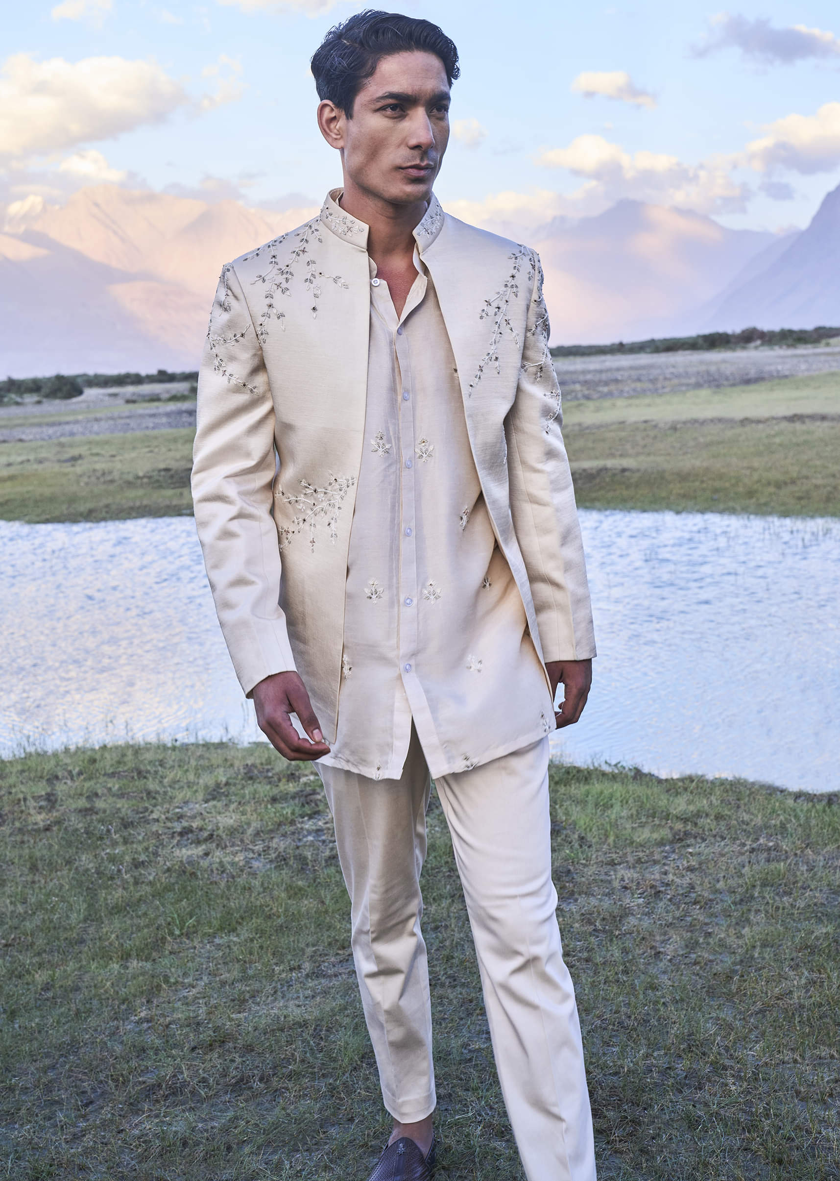 Linen jodhpuri suit shop