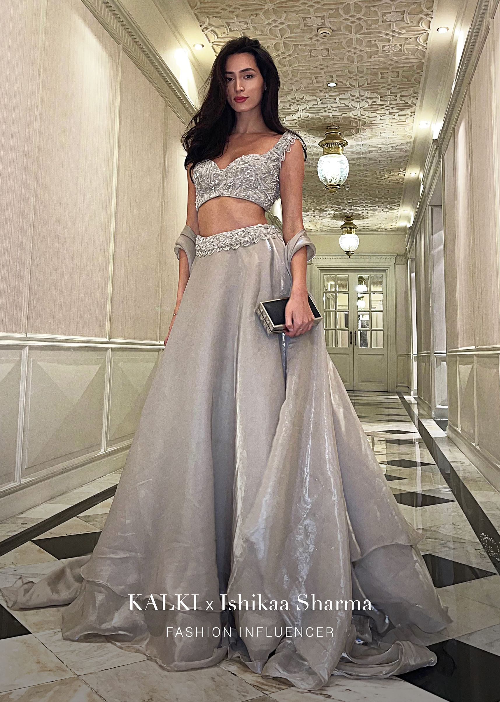 Crop top and skirts for indian online wedding