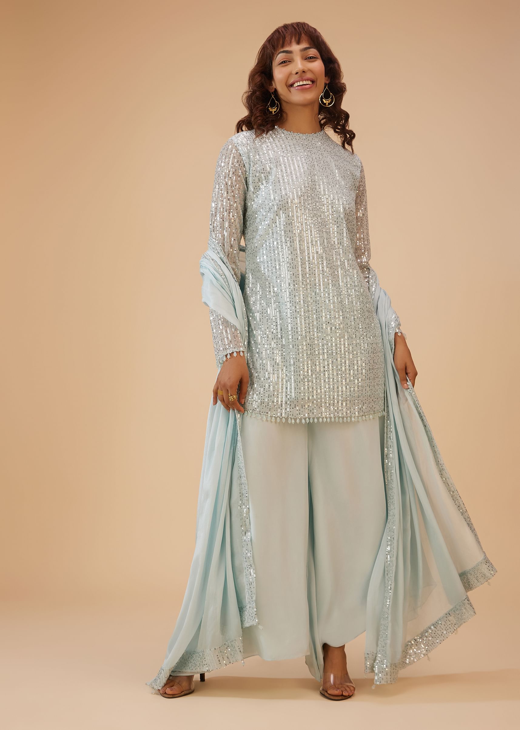Indian palazzo suit sets top