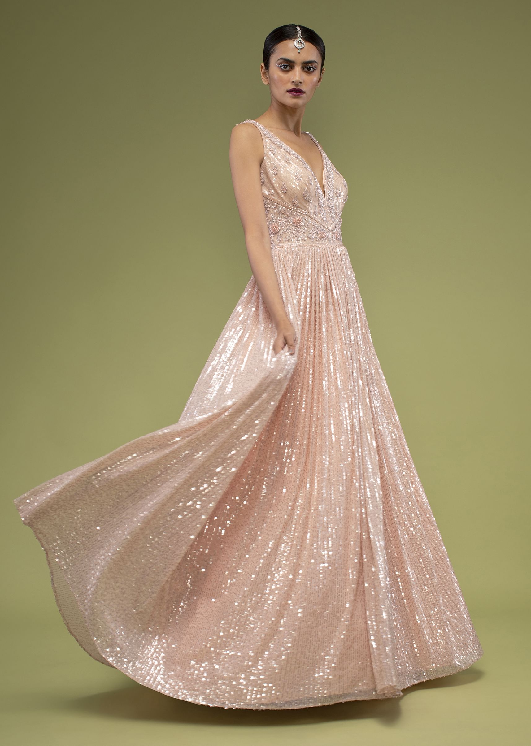 Peach ball gowns cheap
