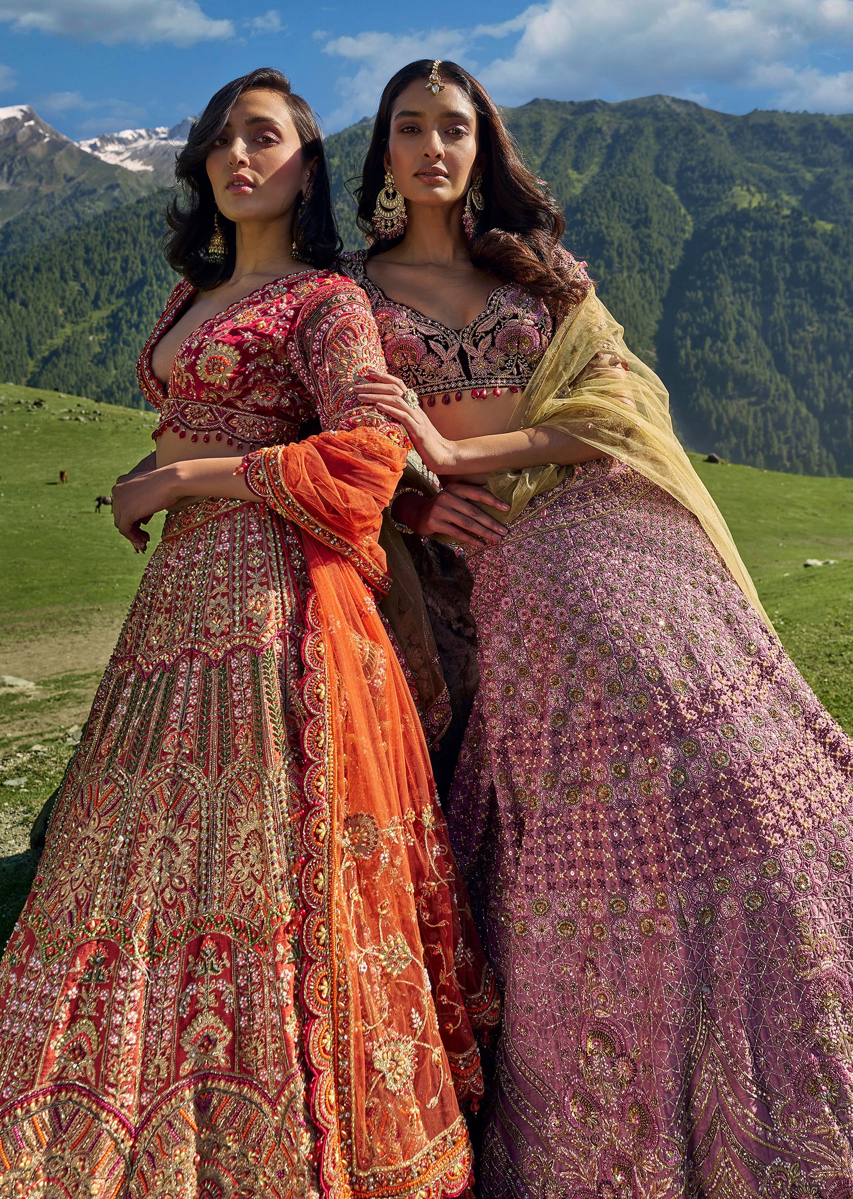 Buy Petal Pink Bridal Lehenga And Blouse Set With 3D Embroidery KALKI Fashion Global